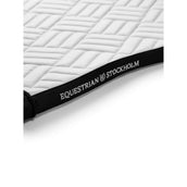 Equestrian Stockholm Tapis de Selle Modern de Saut Blanc/Noir