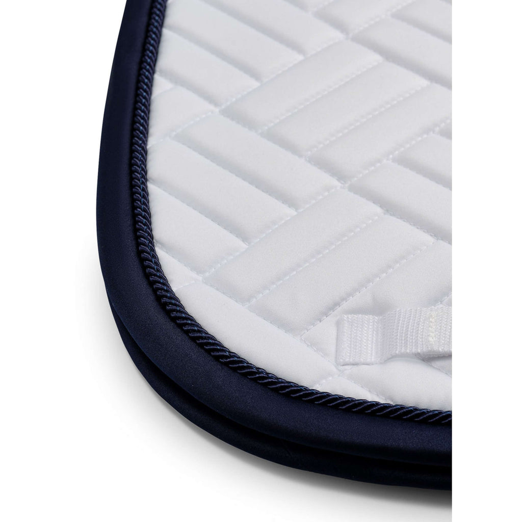 Equestrian Stockholm Tapis de Selle Modern Dressage blanc/marine