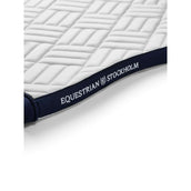 Equestrian Stockholm Tapis de Selle Modern de Saut blanc/marine