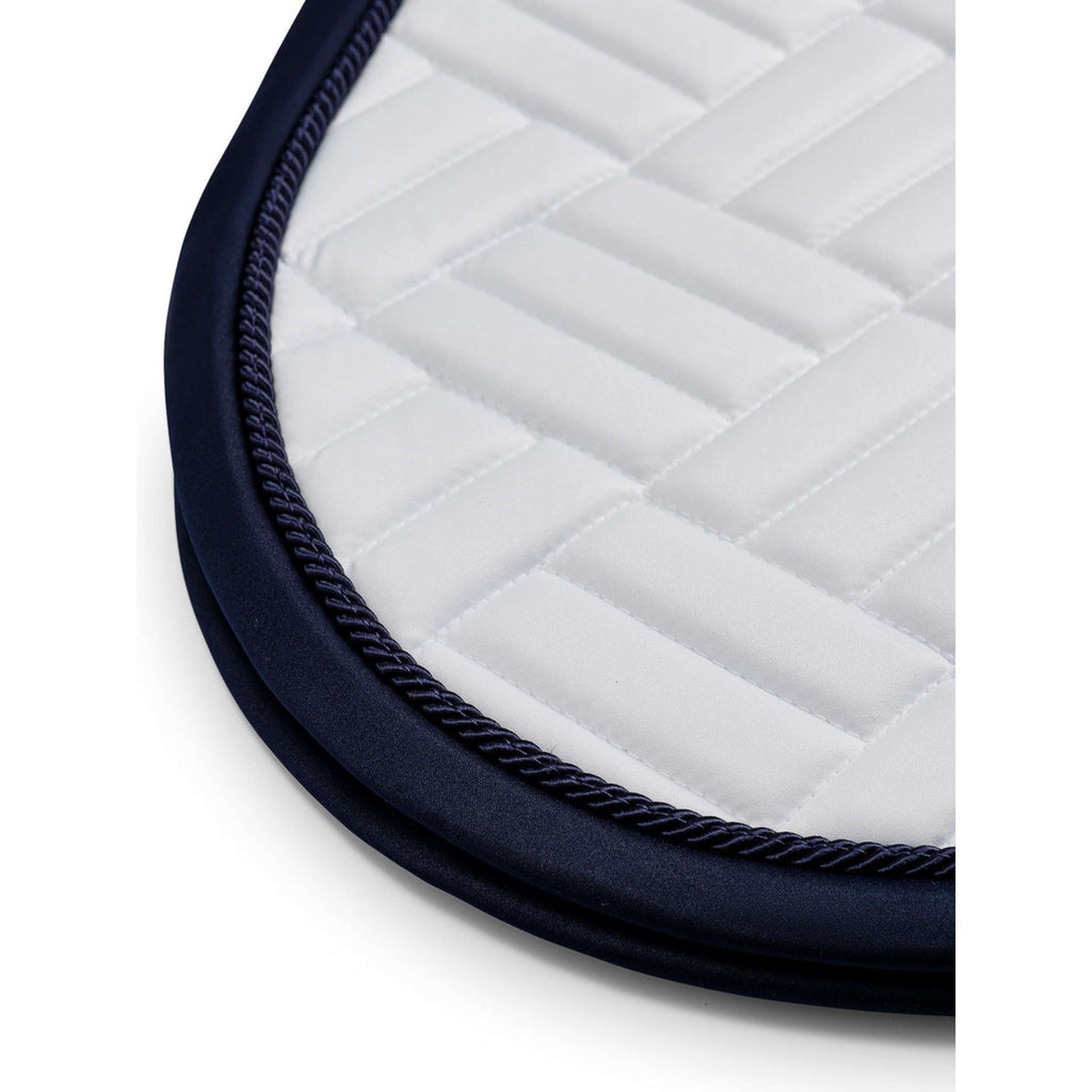 Equestrian Stockholm Tapis de Selle Modern de Saut blanc/marine