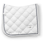 Equestrian Stockholm Tapis de Selle Dressage White Silver