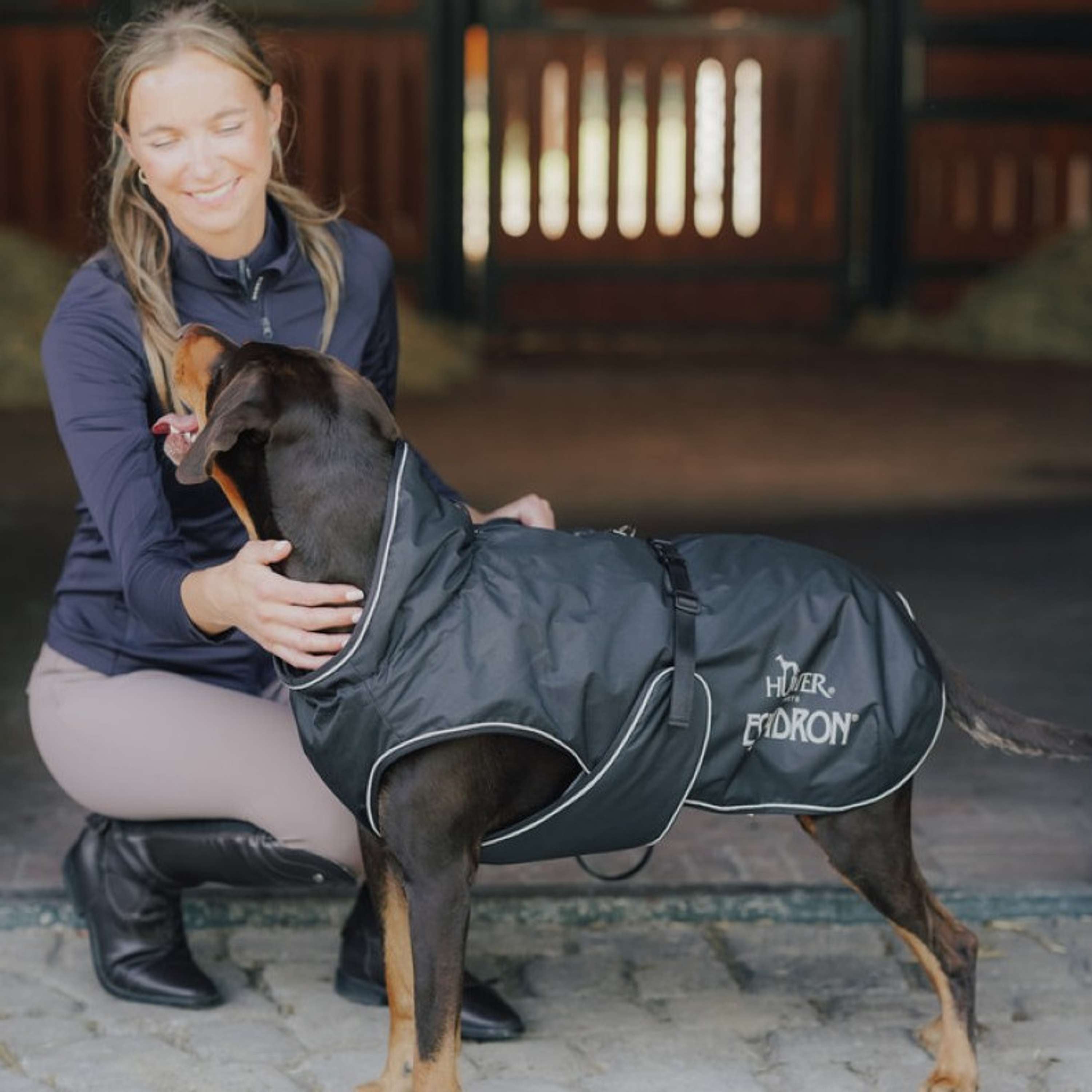 Hunter x Eskadron Manteau d’hiver pour chien Vario Noir