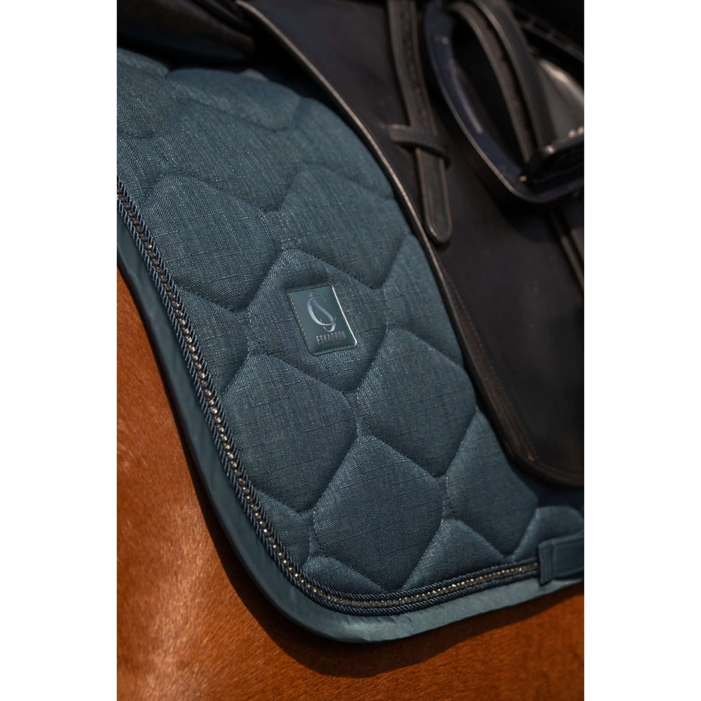 Eskadron Tapis de Selle Classic Sports Bouclé Crustal Dressage Ocean