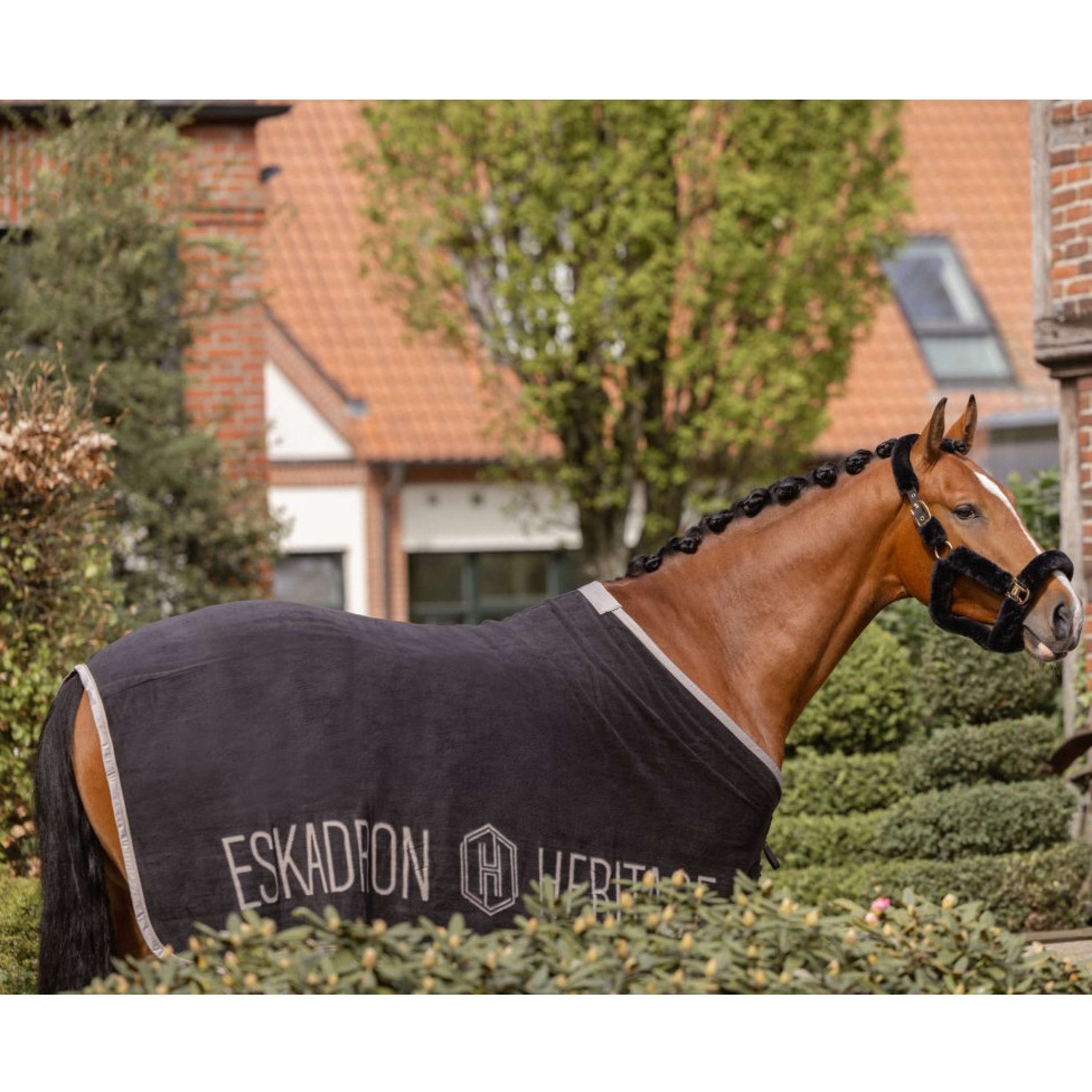 Eskadron Couvertures Anti-Transpiration Heritage Fleece Noir