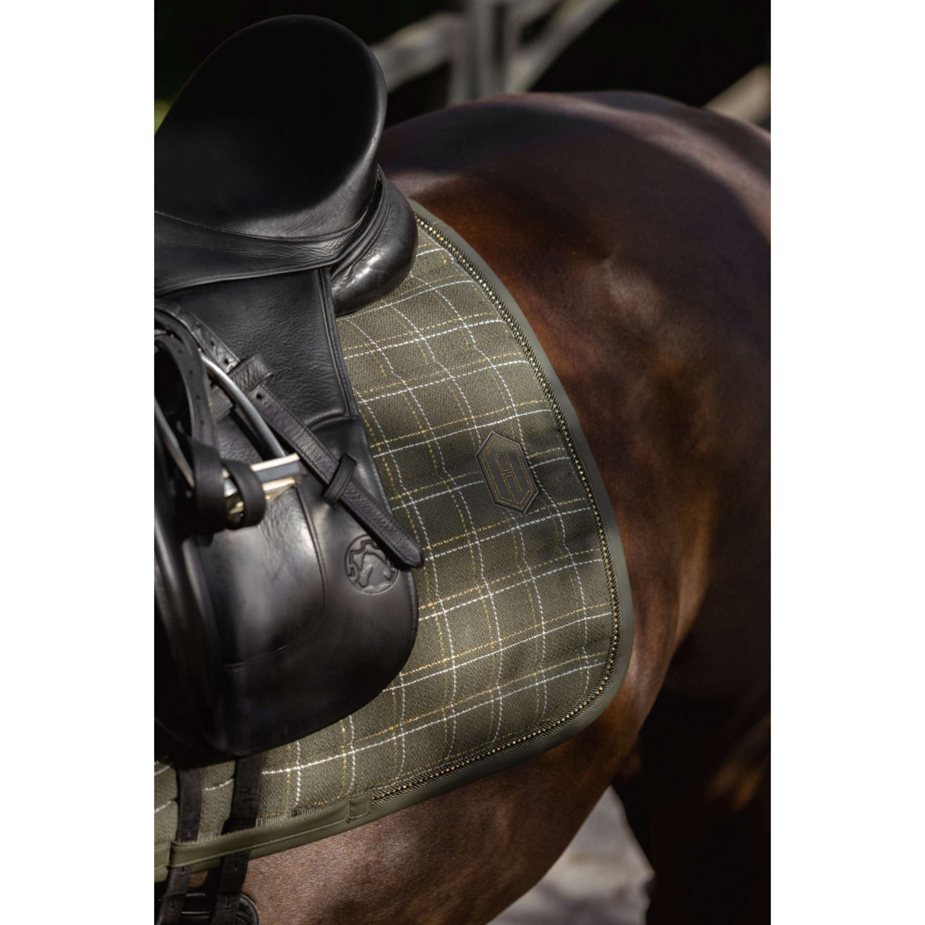 Eskadron Tapis de Selle Heritage Bouclé Crystal Polyvalence Deep Moss