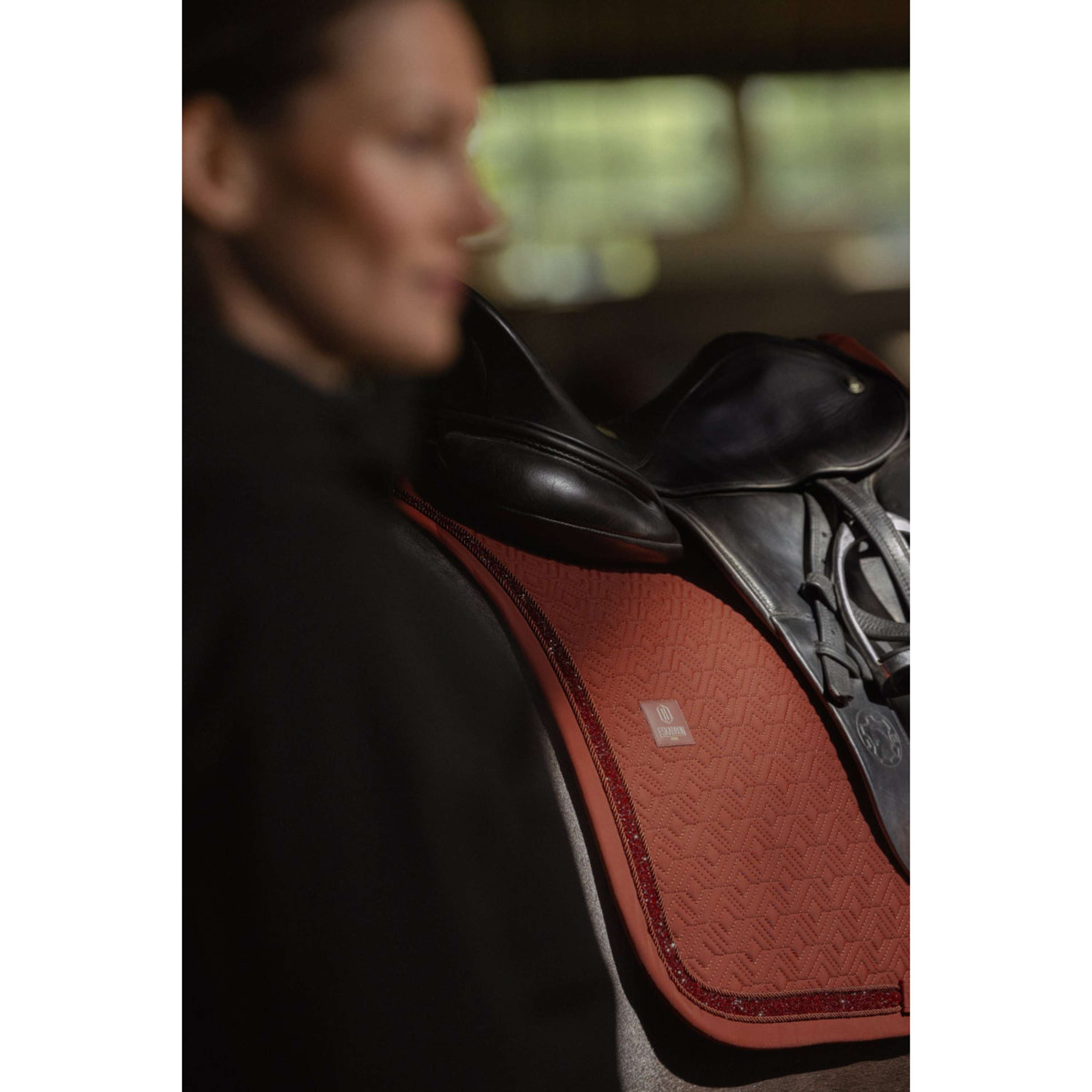 Eskadron Tapis de Selle Heritage Pro Soft Jewel Dressage Merlot