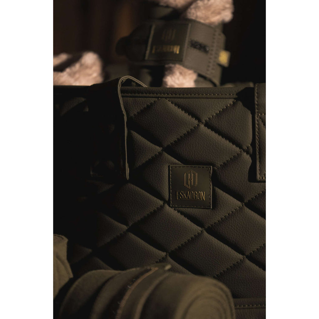 Eskadron Grooming Bag Heritage Faux Leather Deep Moss
