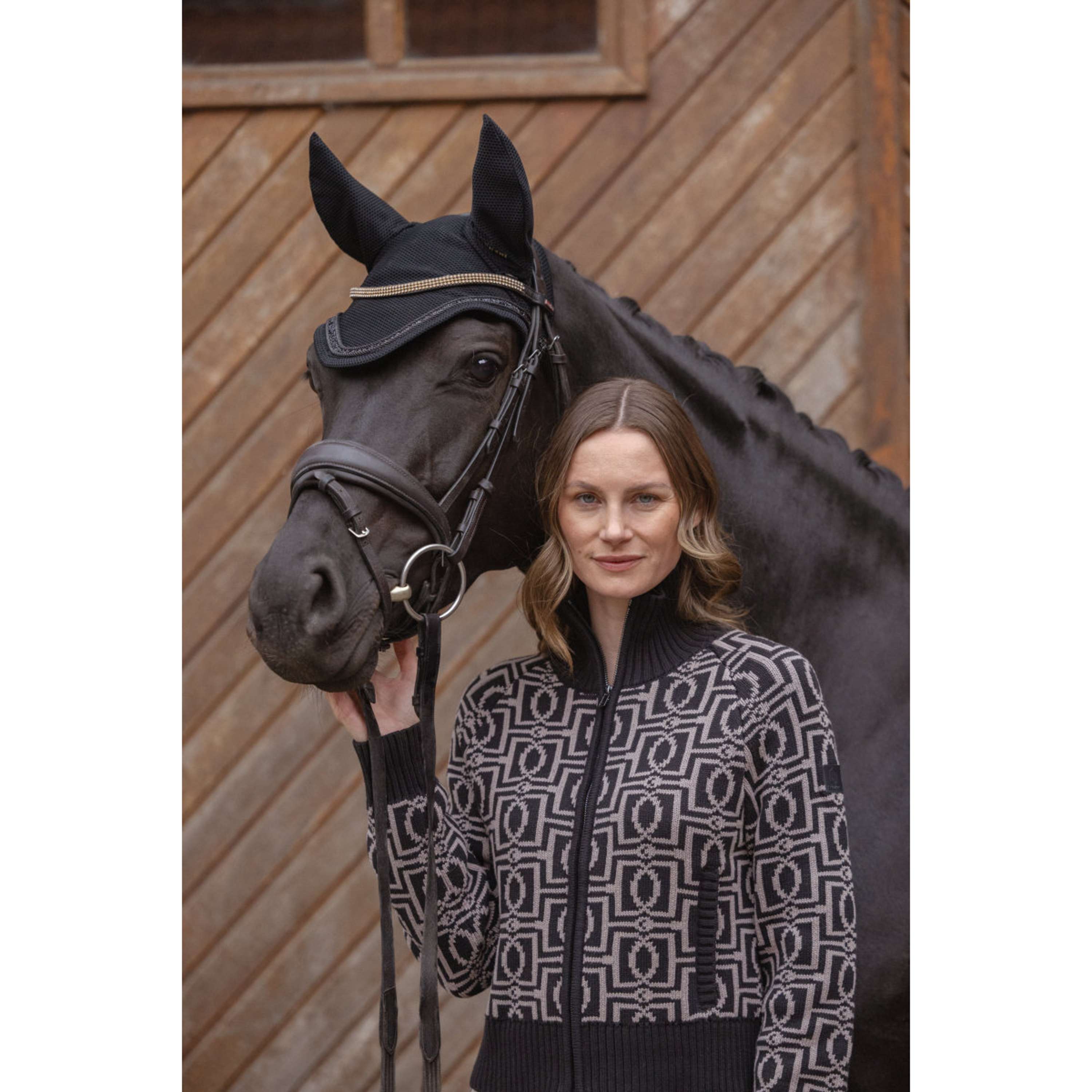 Eskadron Bonnet Anti-Mouches Heritage Dynair Mesh Sport Jewel Noir