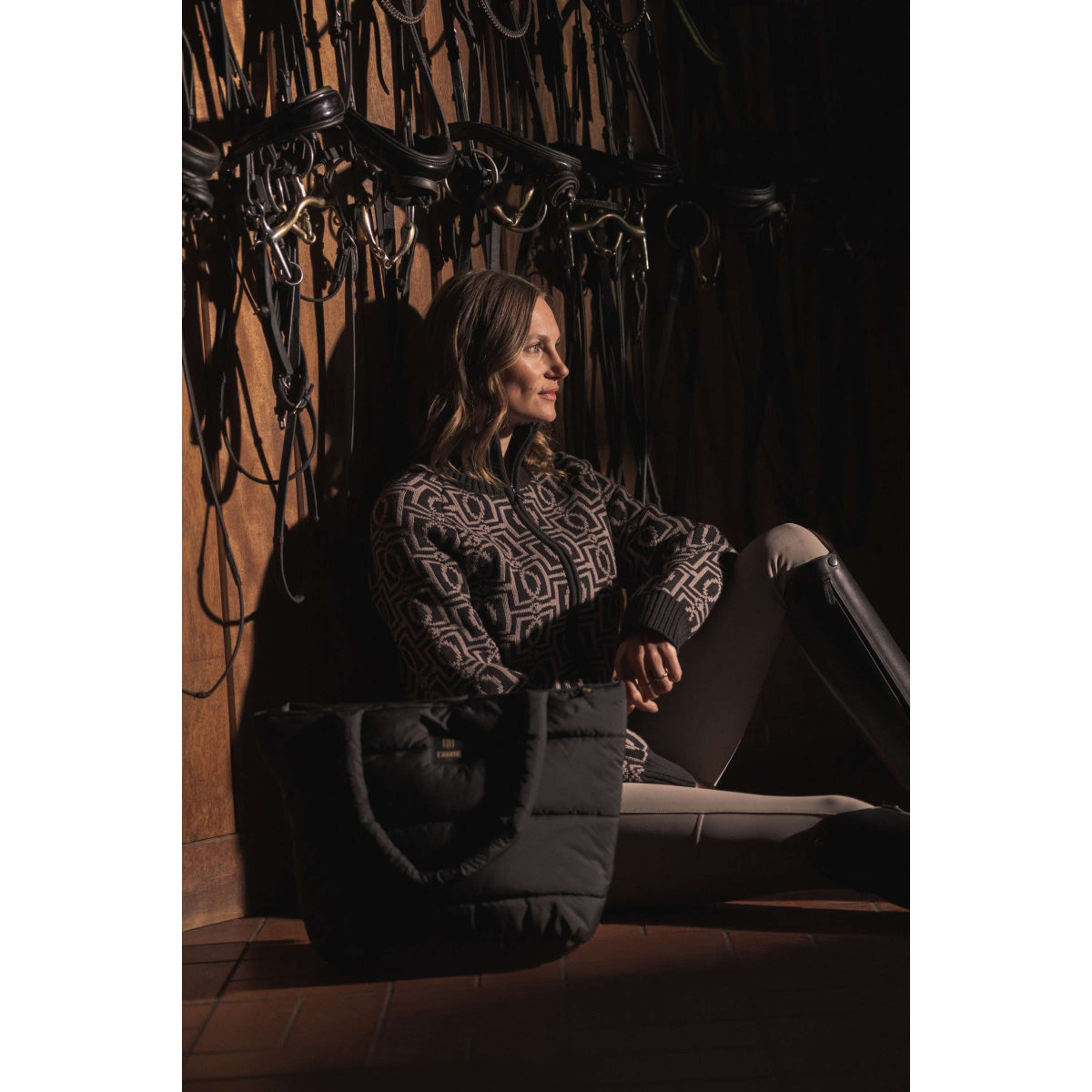 Eskadron Veste Heritage Knit-Zip Noir