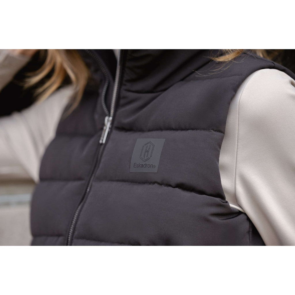 Eskadron Bodychauffant Heritage Quilt Waistcoat Noir