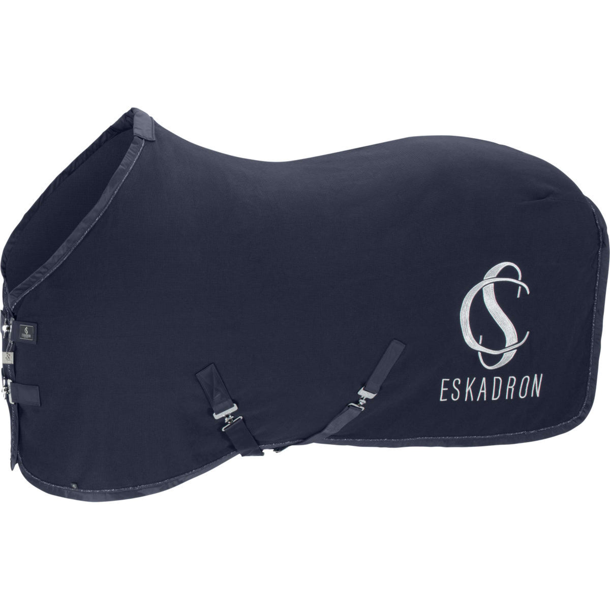 Eskadron Couverture Polaire Classic Sports Coton Gaufré Marin