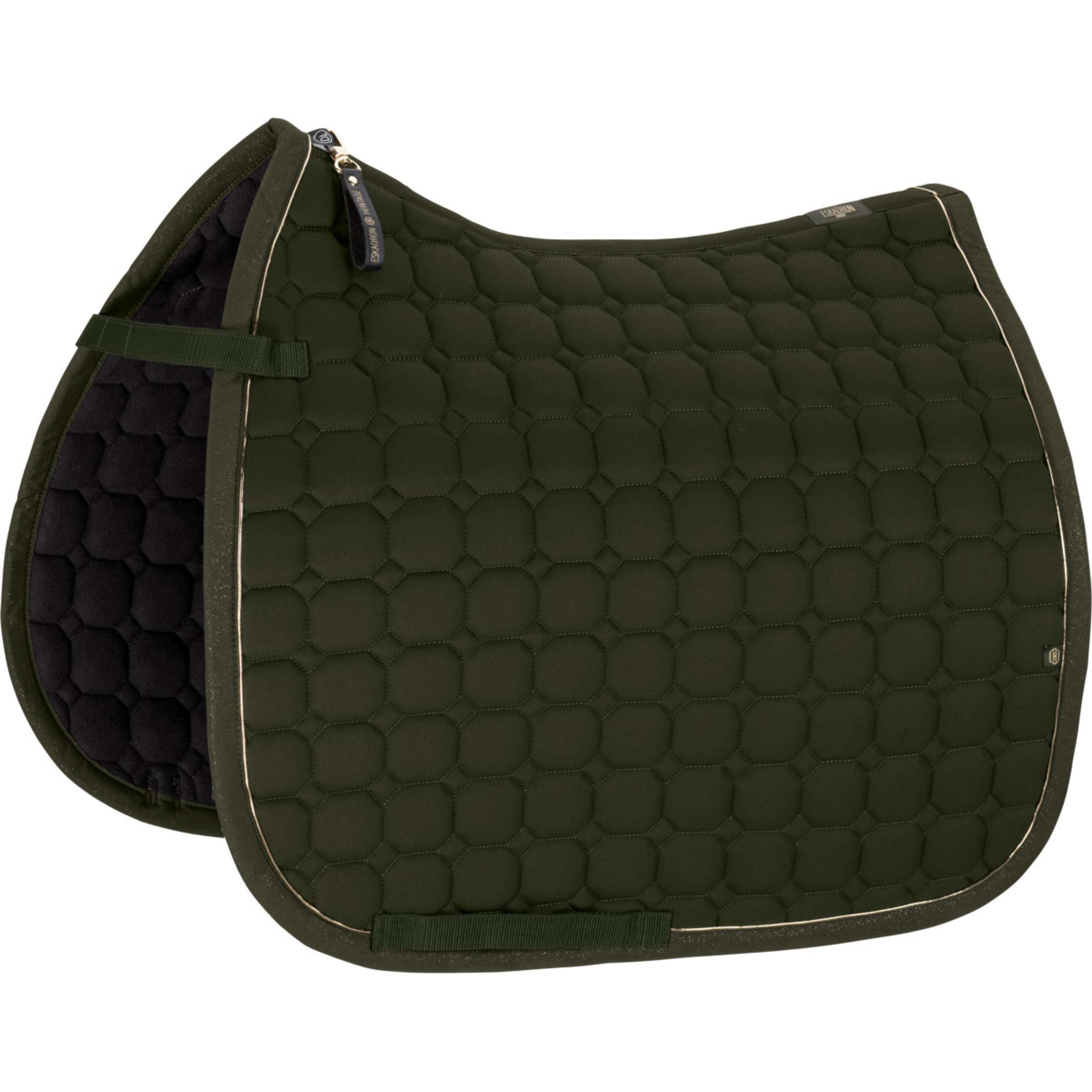 Eskadron Tapis de Selle Heritage Cotton Dressage Deep Moss