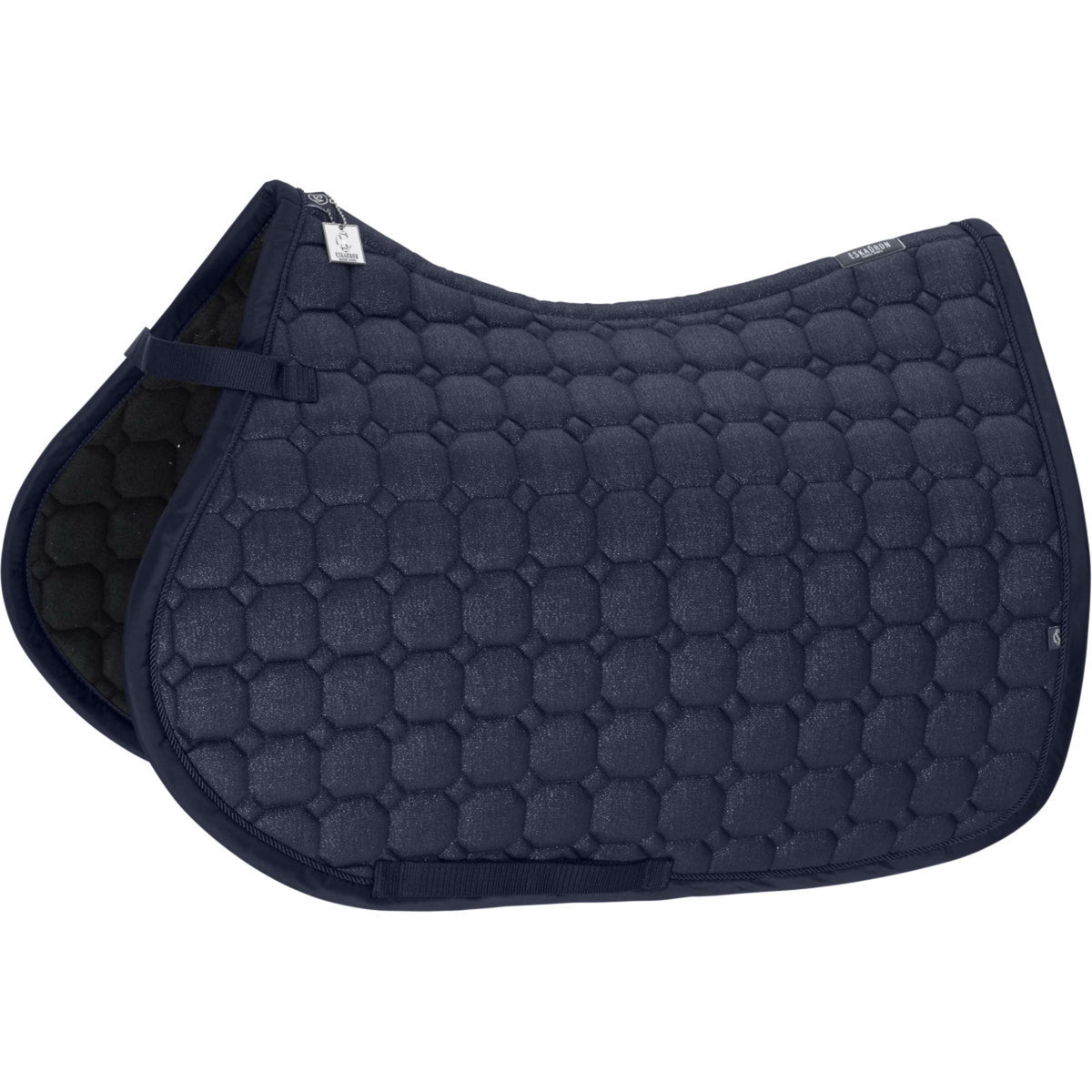 Eskadron Tapis de Selle Classic Sports Glitter Polyvalent Marin