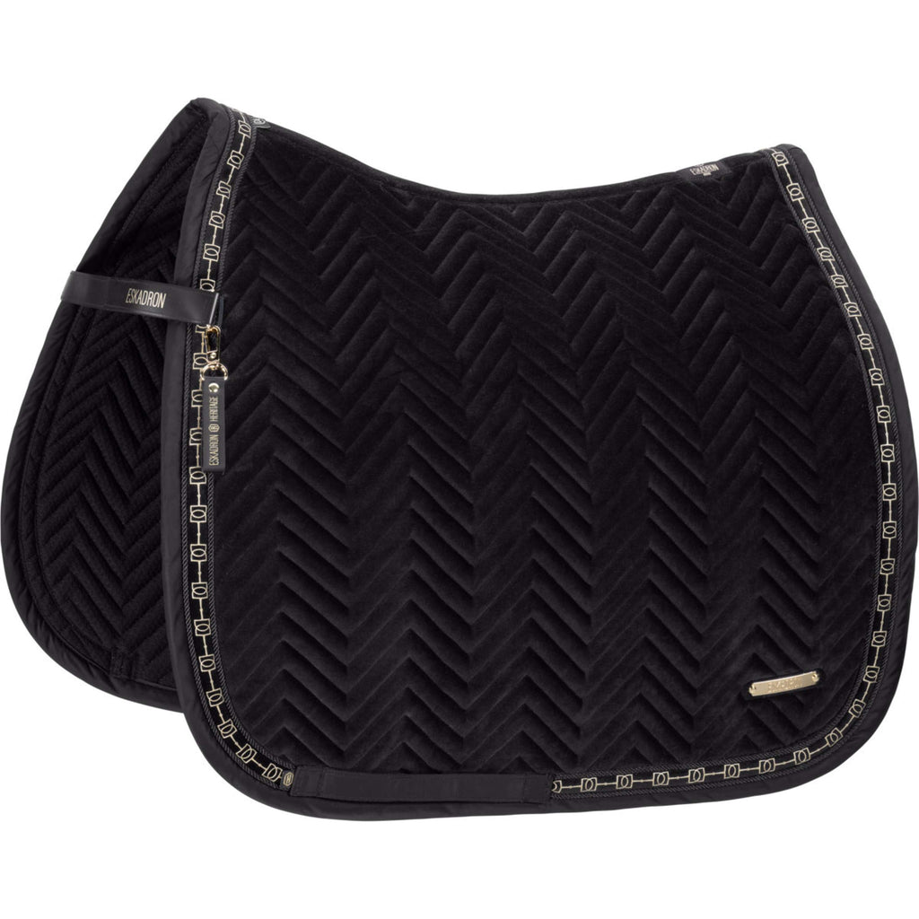 Eskadron Tapis de Selle Heritage Velvet Dressage Noir