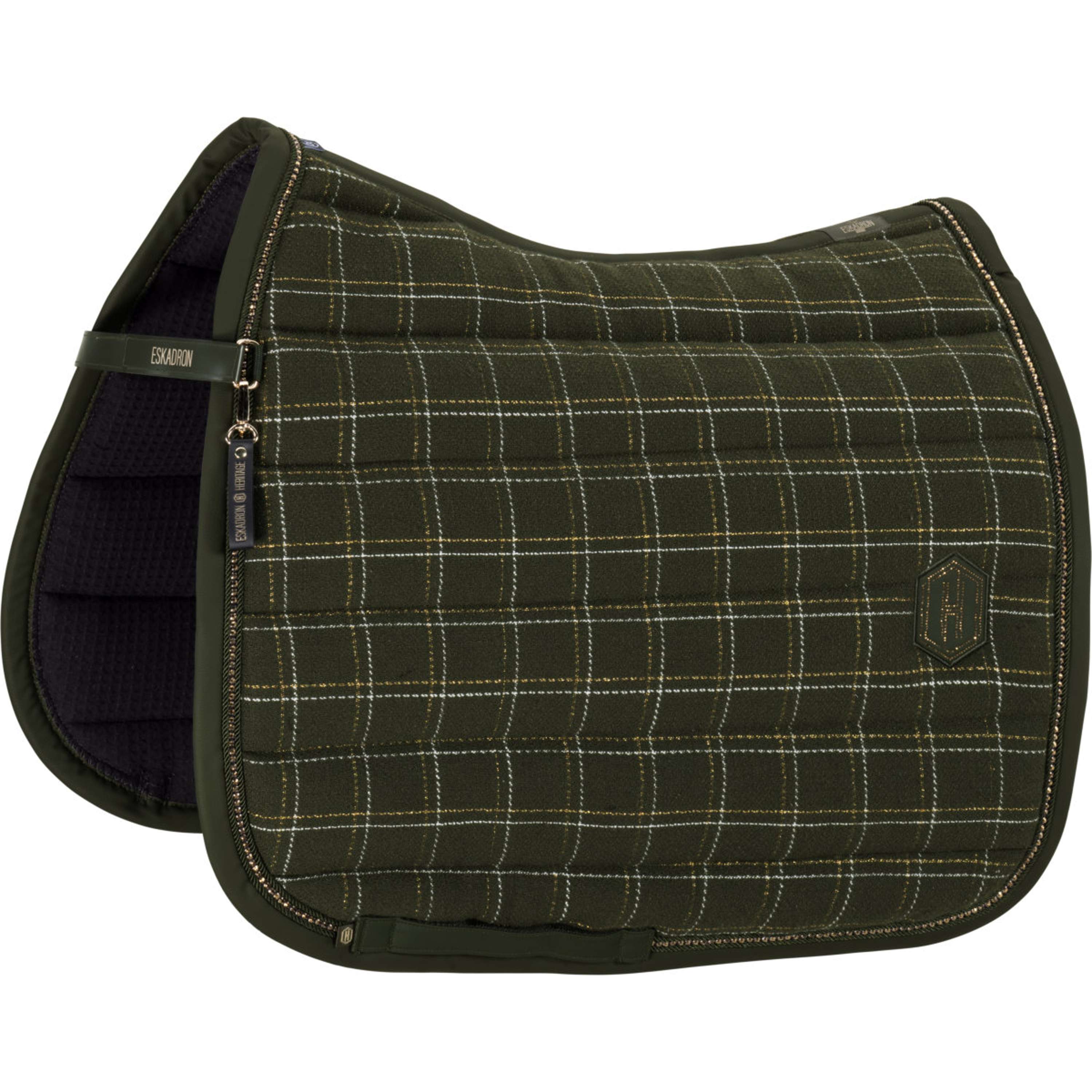 Eskadron Tapis de Selle Heritage Bouclé Crystal Dressage Deep Moss