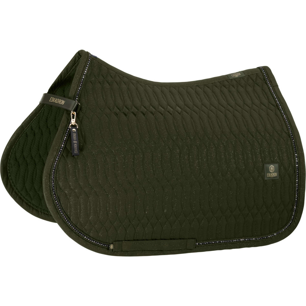 Eskadron Tapis de Selle Heritage Sparkle Crystal Polyvalence Deep Moss
