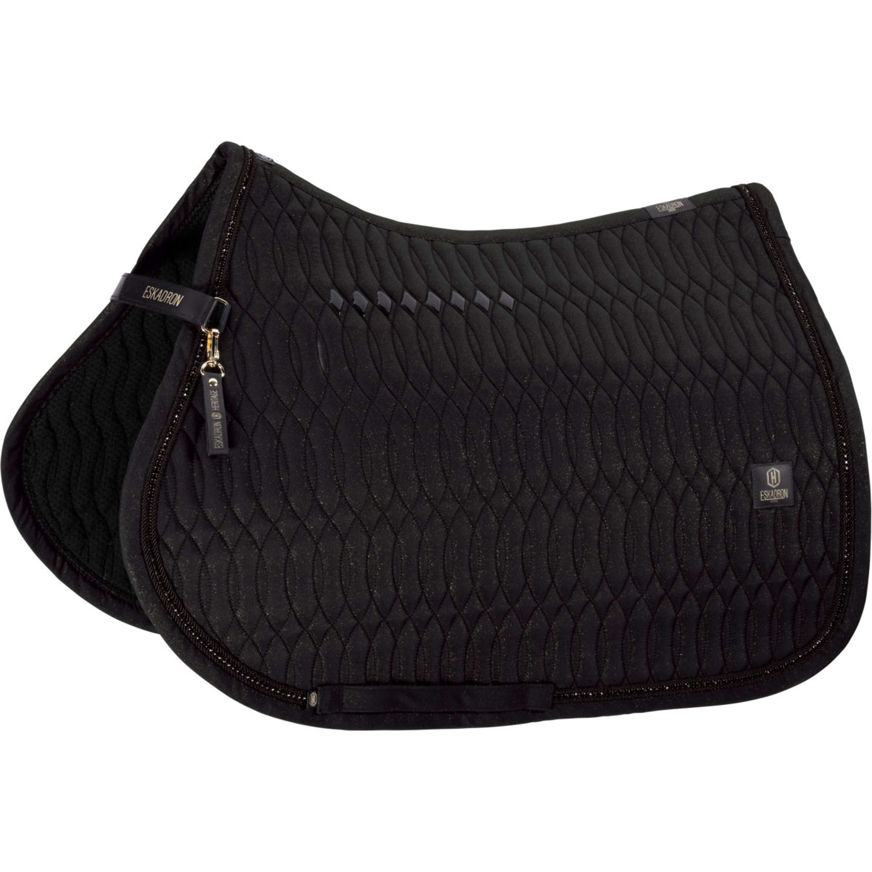 Eskadron Tapis de Selle Heritage Sparkle Crystal Polyvalence Noir