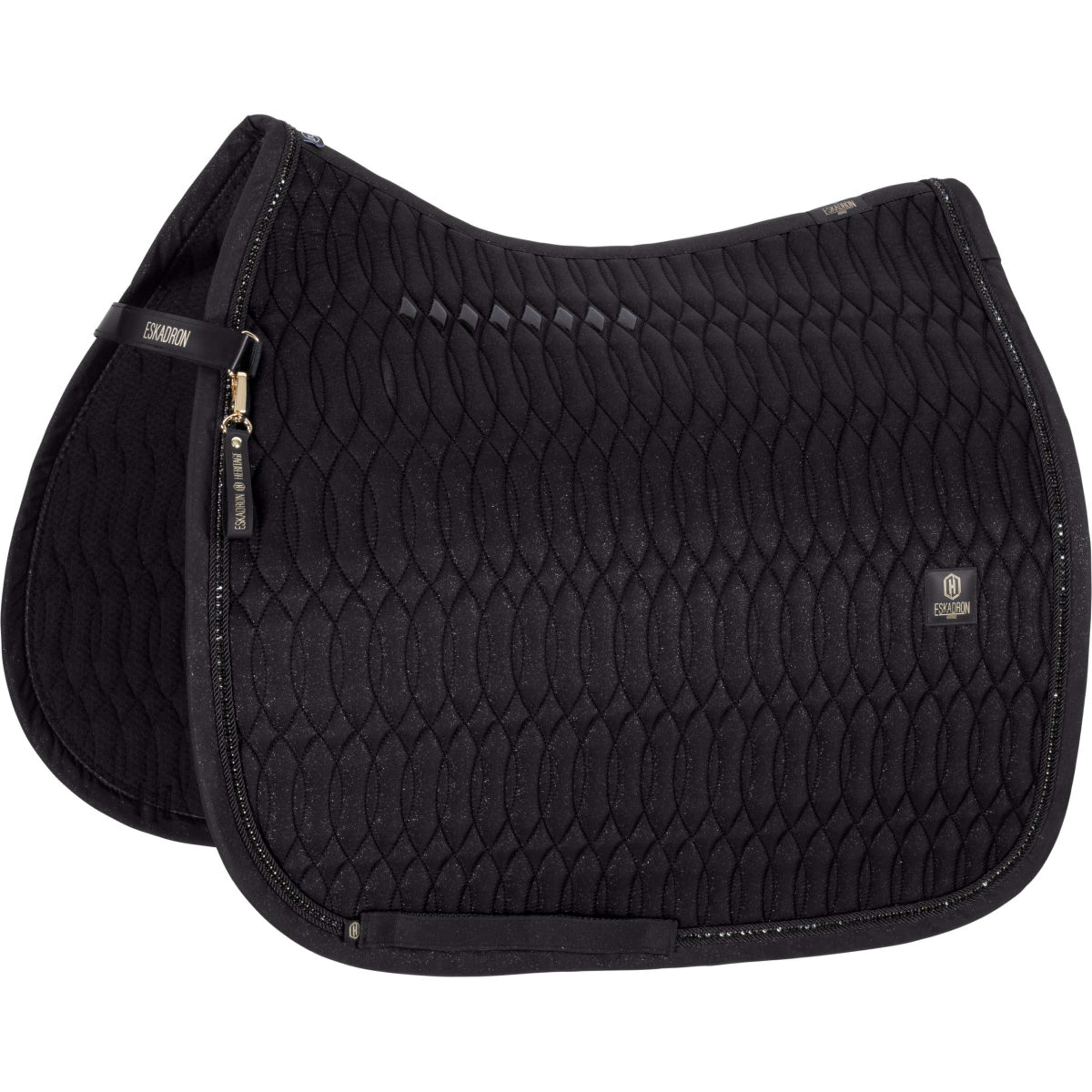 Eskadron Tapis de Selle Heritage Sparkle Crystal Dressage Noir