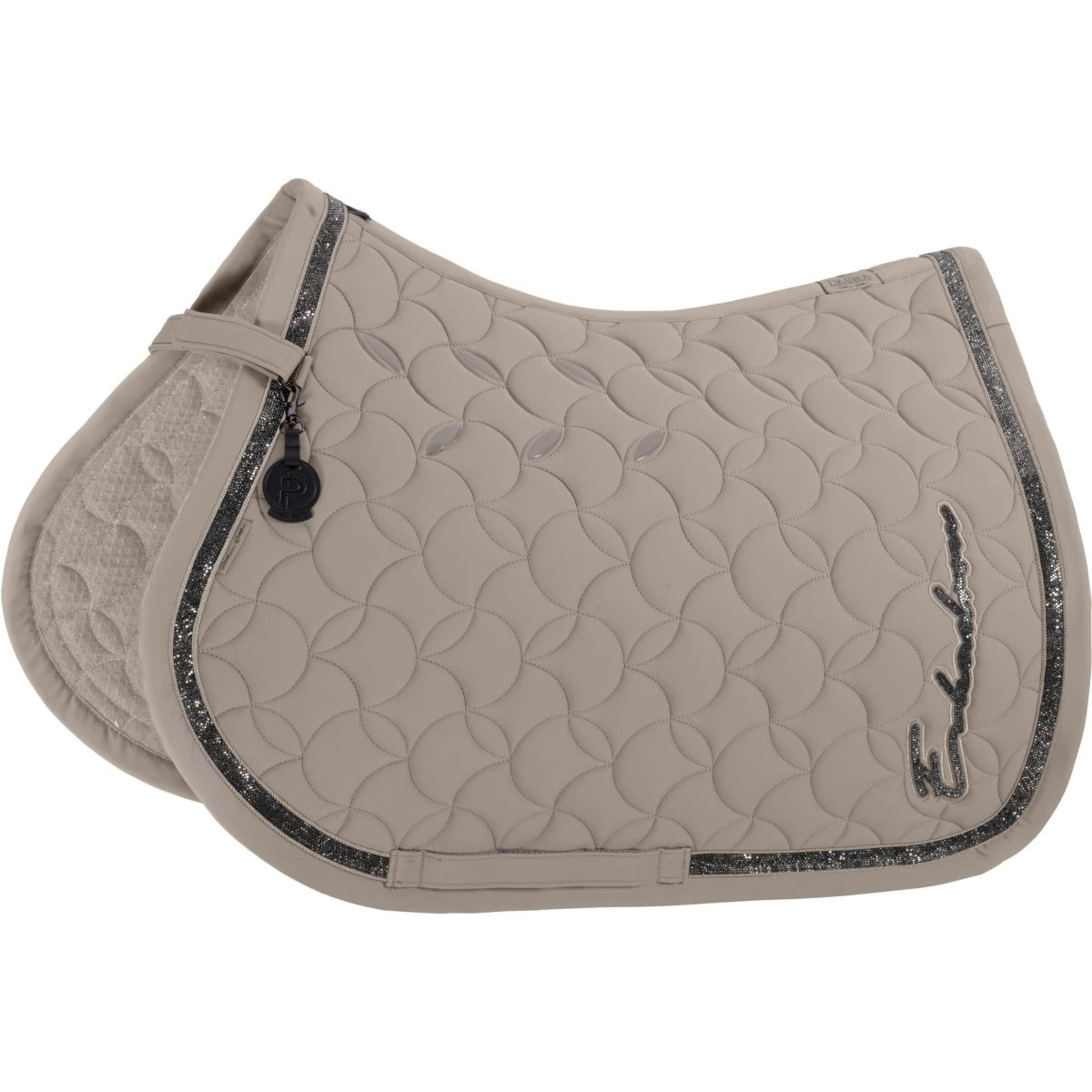 Eskadron Tapis de Selle Platinum '26 Pro Soft Glitter Polyvalent Pale Grey Eskadron Tapis de Selle Platinum '26 Pro Soft Glitter Polyvalent Pale Grey