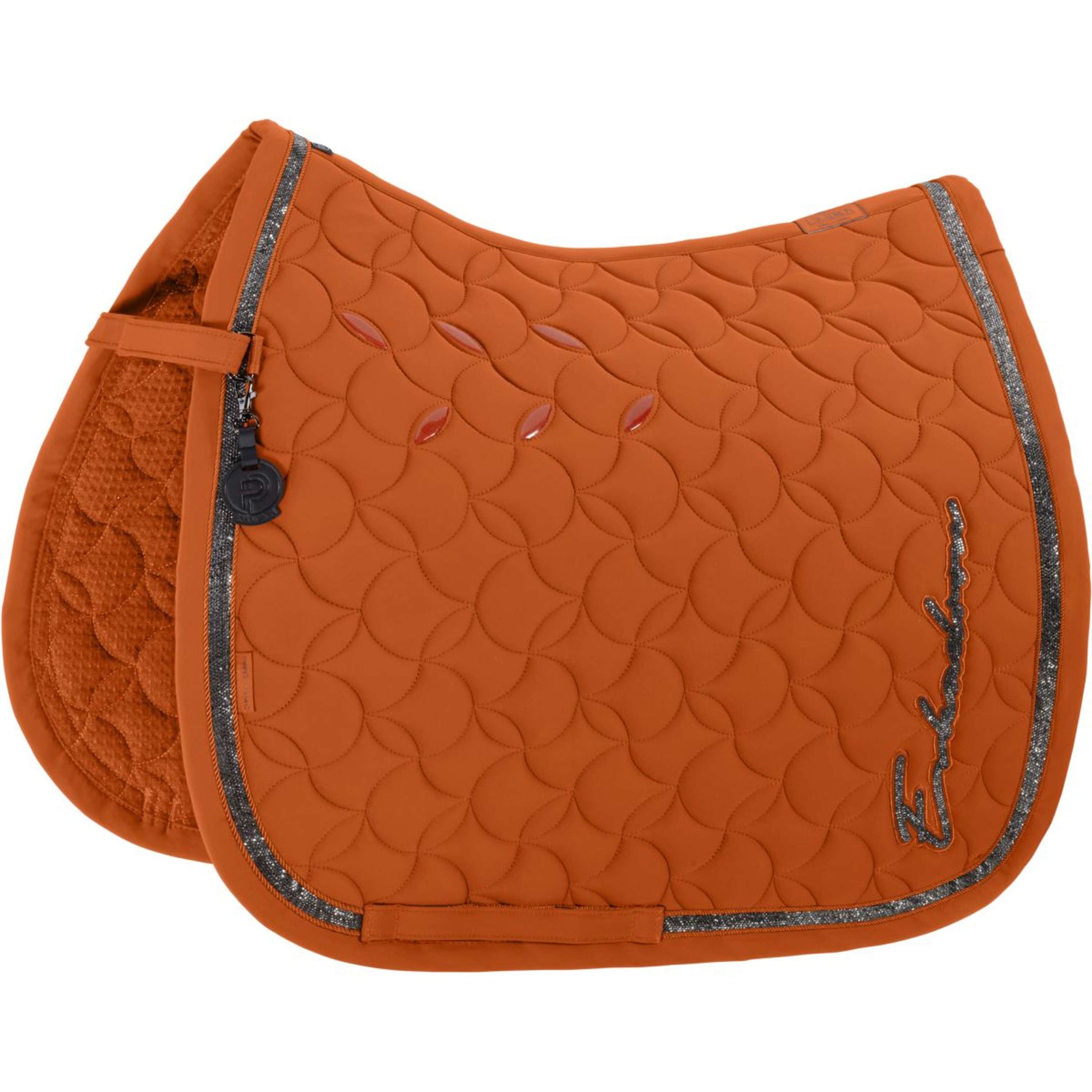 Eskadron Tapis de Selle Platinum '26 Pro Soft Glitter Dressage Amber