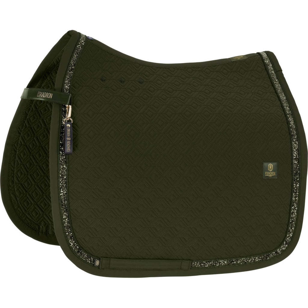 Eskadron Tapis de Selle Heritage Pro Soft Jewel Dressage Deep Moss