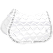 Eskadron Tapis de Selle Classic Sports Satin Frills Polyvalent Blanc