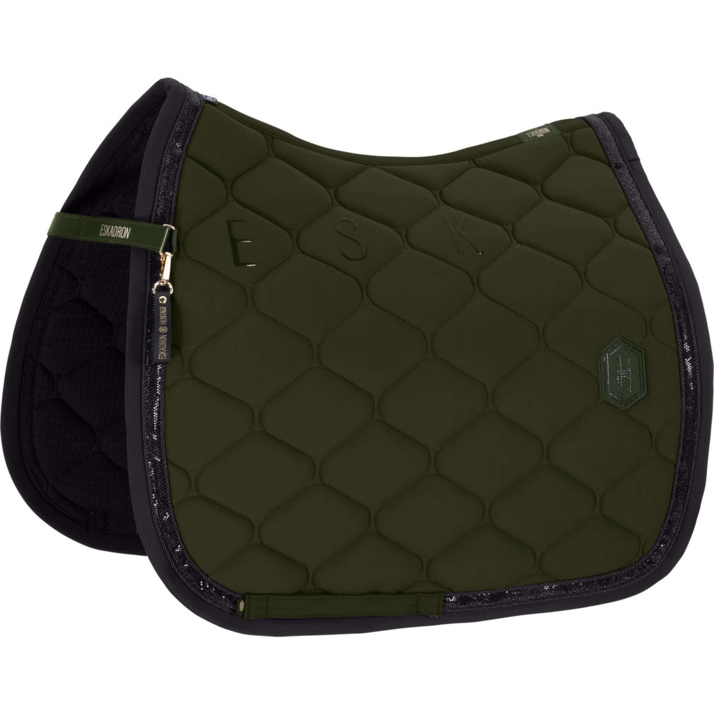 Eskadron Tapis de Selle Heritage Softshell Contrast Dressage Deep Moss