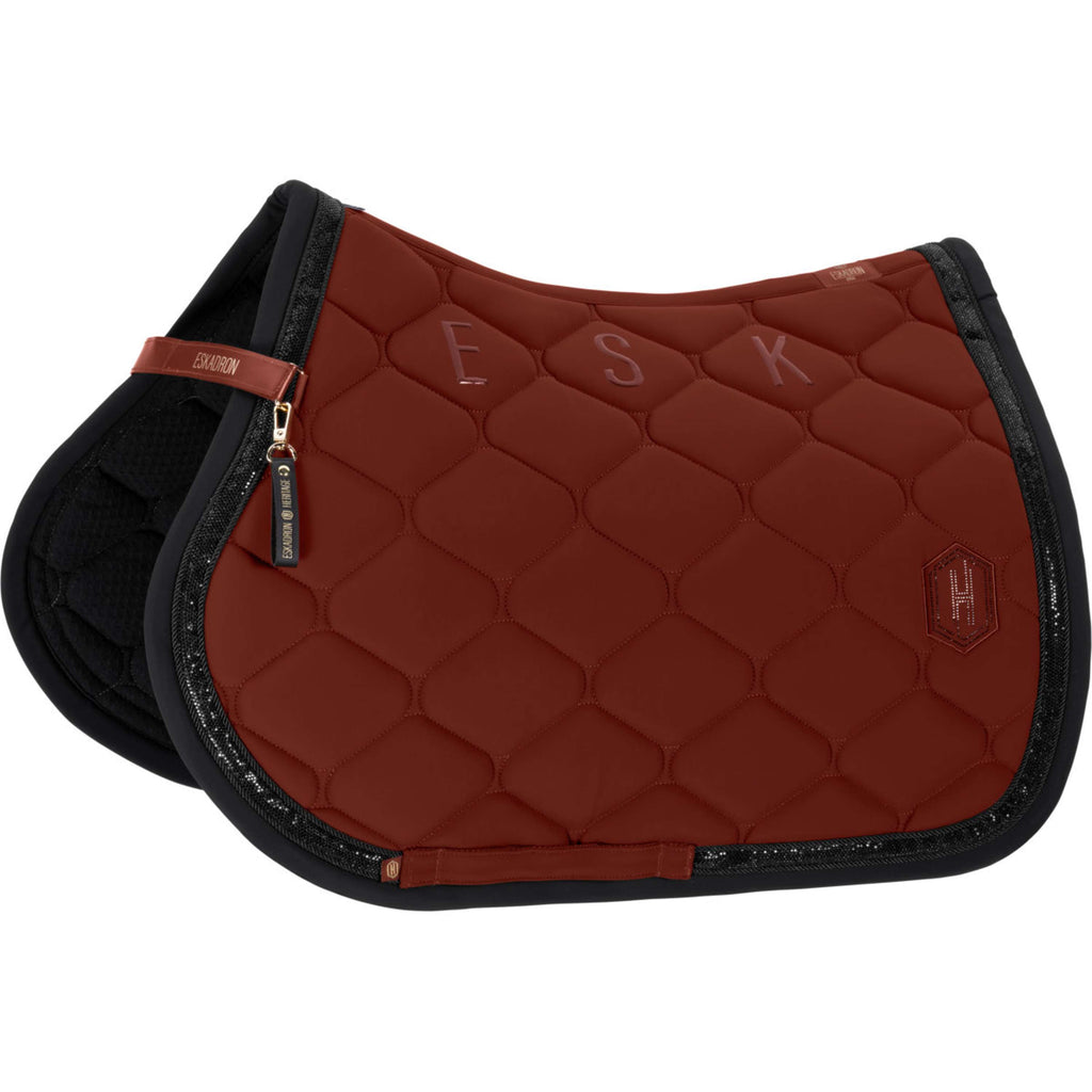 Eskadron Tapis de Selle Heritage Softshell Contrast Polyvalence Merlot