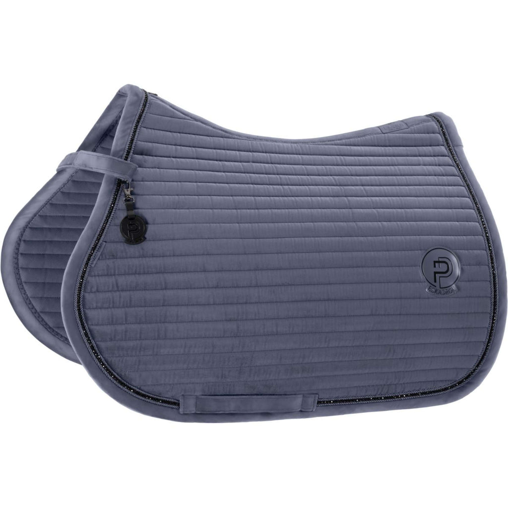 Eskadron Tapis de Selle Platinum '26 Velvet Crystal Polyvalent Slate Blue