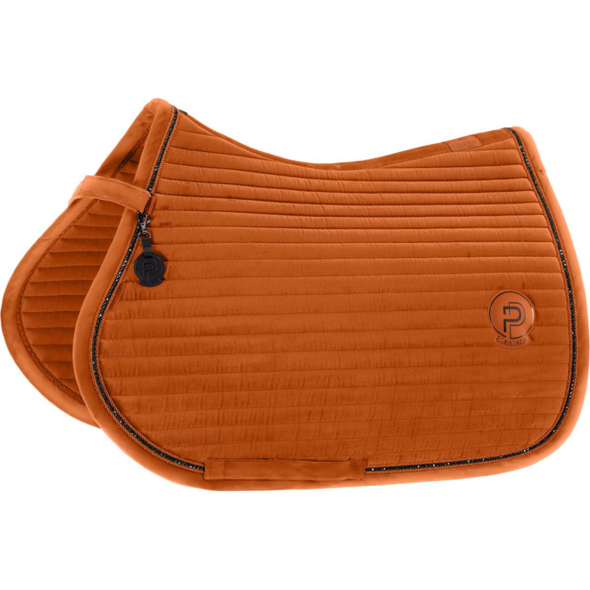 Eskadron Tapis de Selle Platinum '26 Velvet Crystal Polyvalent Amber Eskadron Tapis de Selle Platinum '26 Velvet Crystal Polyvalent Amber