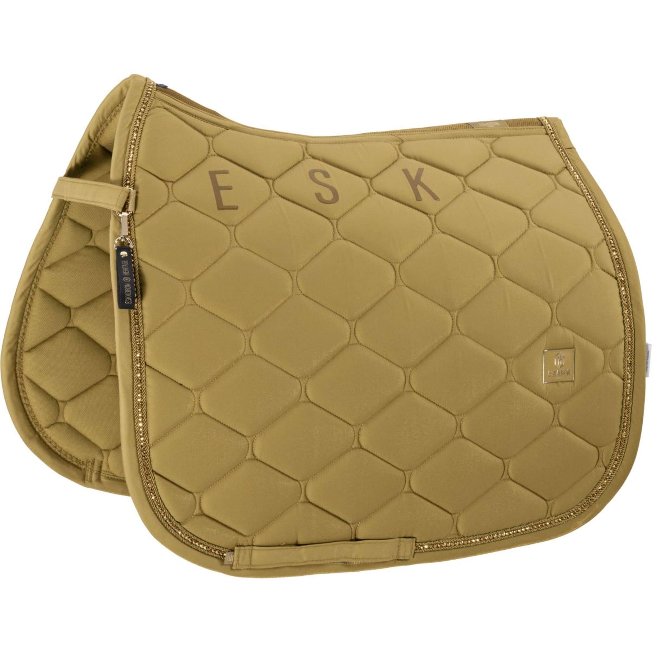 Eskadron Tapis de Selle Heritage Glam Crystal Dressage Cardamom