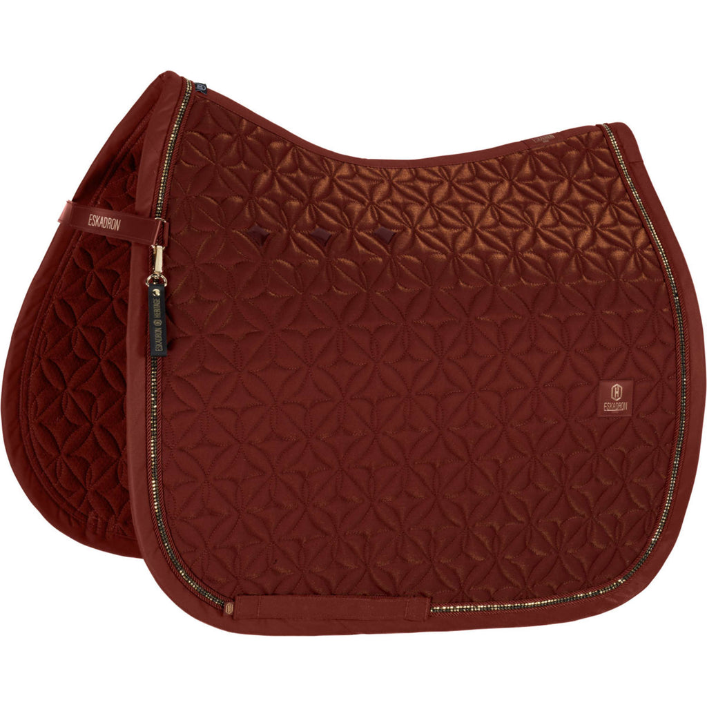 Eskadron Tapis de Selle Heritage Glam Crystal Dressage Merlot