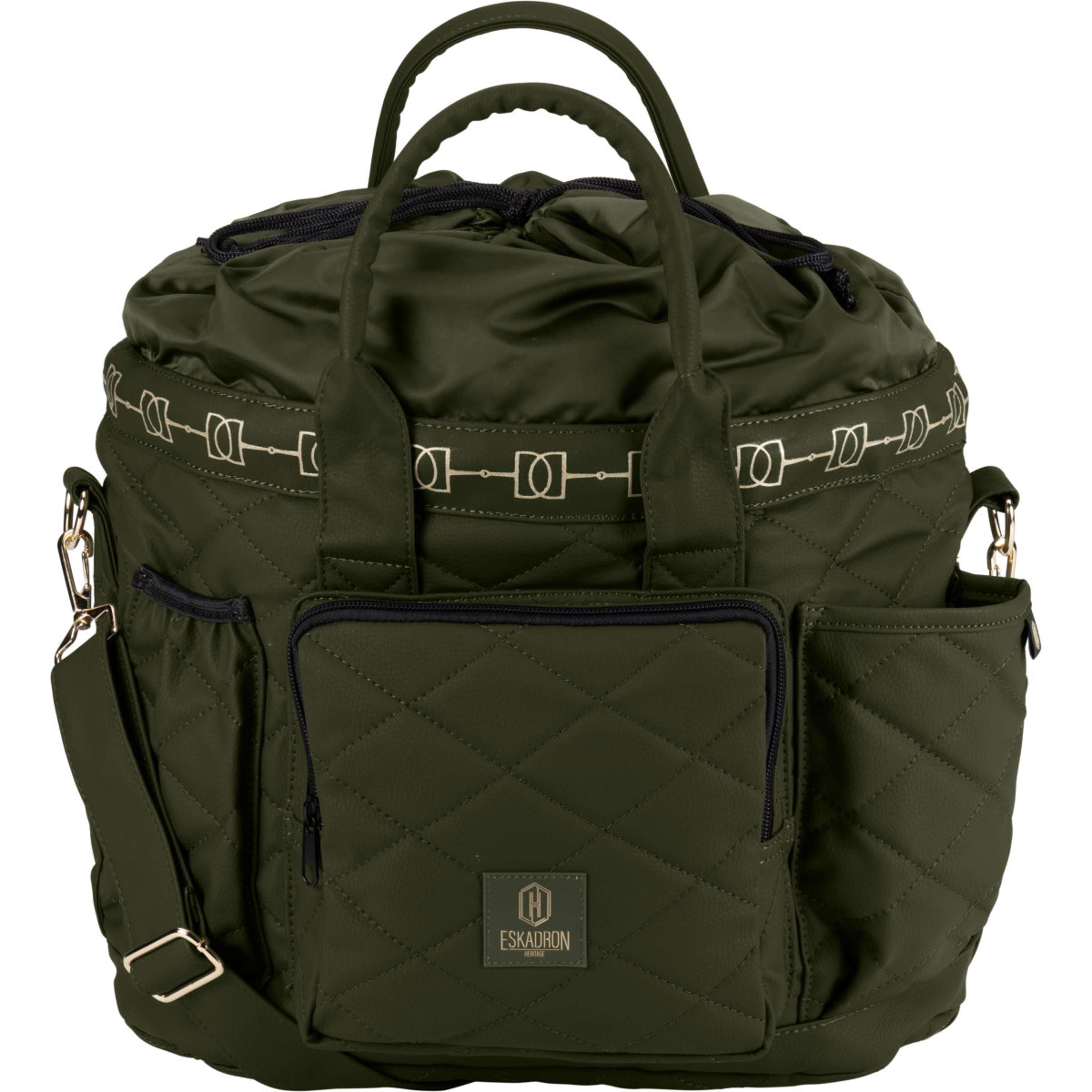 Eskadron Trousse de Pansage Heritage Faux Leather Deep Moss