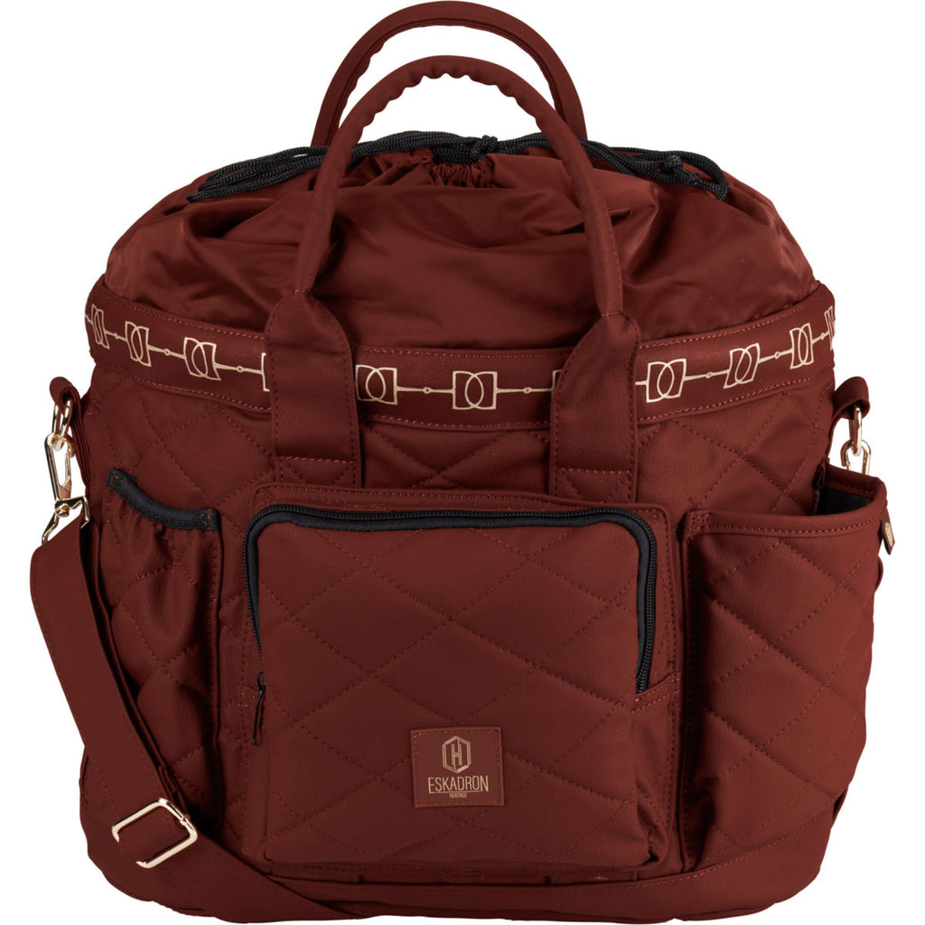 Eskadron Trousse de Pansage Heritage Faux Leather Merlot