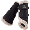 Eskadron Dressage Boots Heritage Faux Leather Faux Fur Jewel Noir