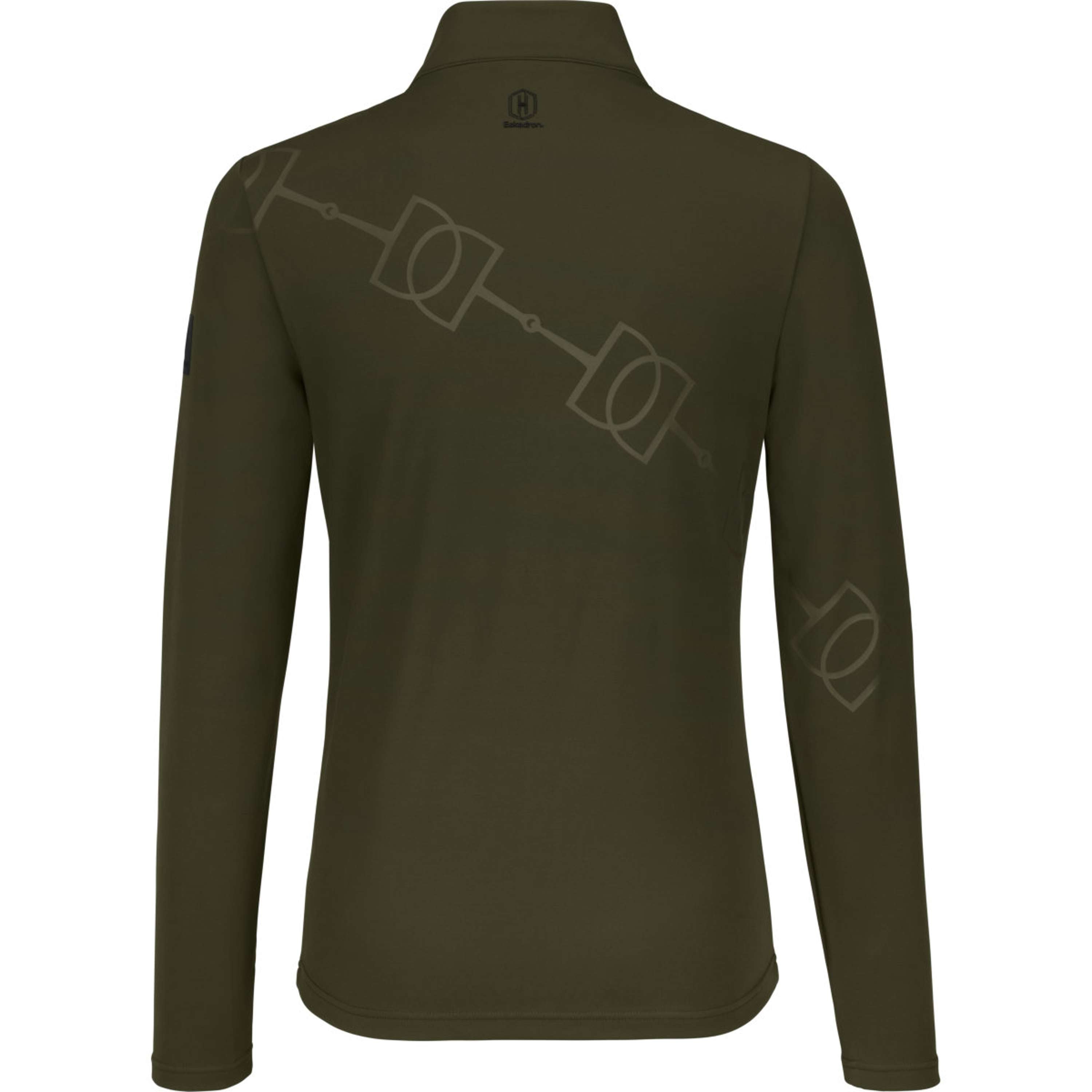 Eskadron Shirt Heritage Half-Zip Deep Moss