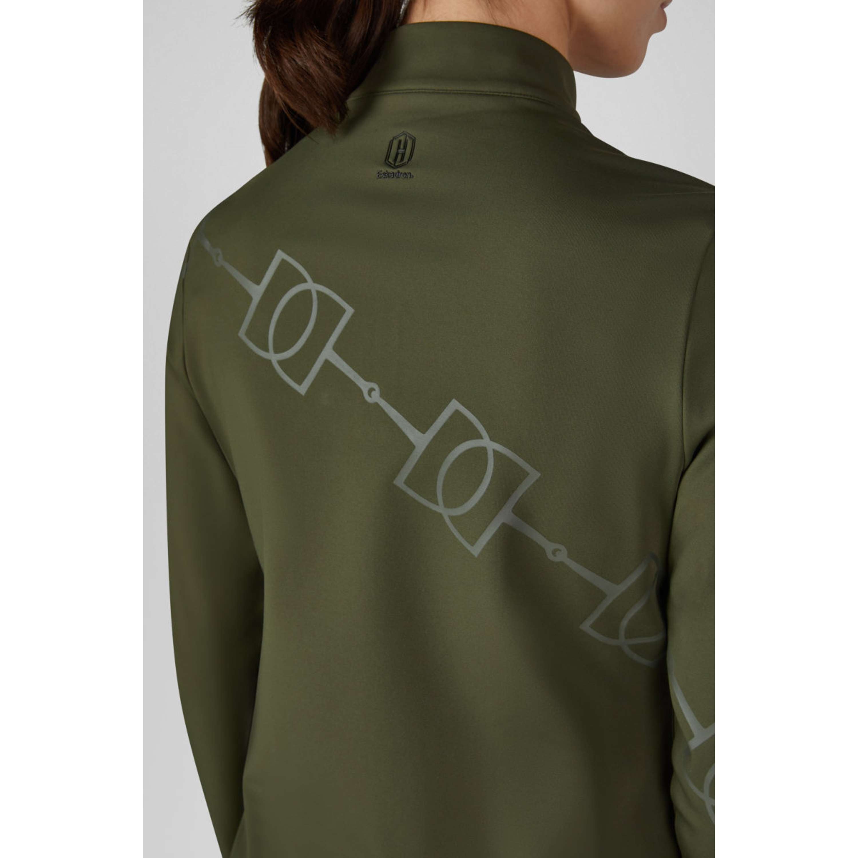 Eskadron Shirt Heritage Half-Zip Deep Moss