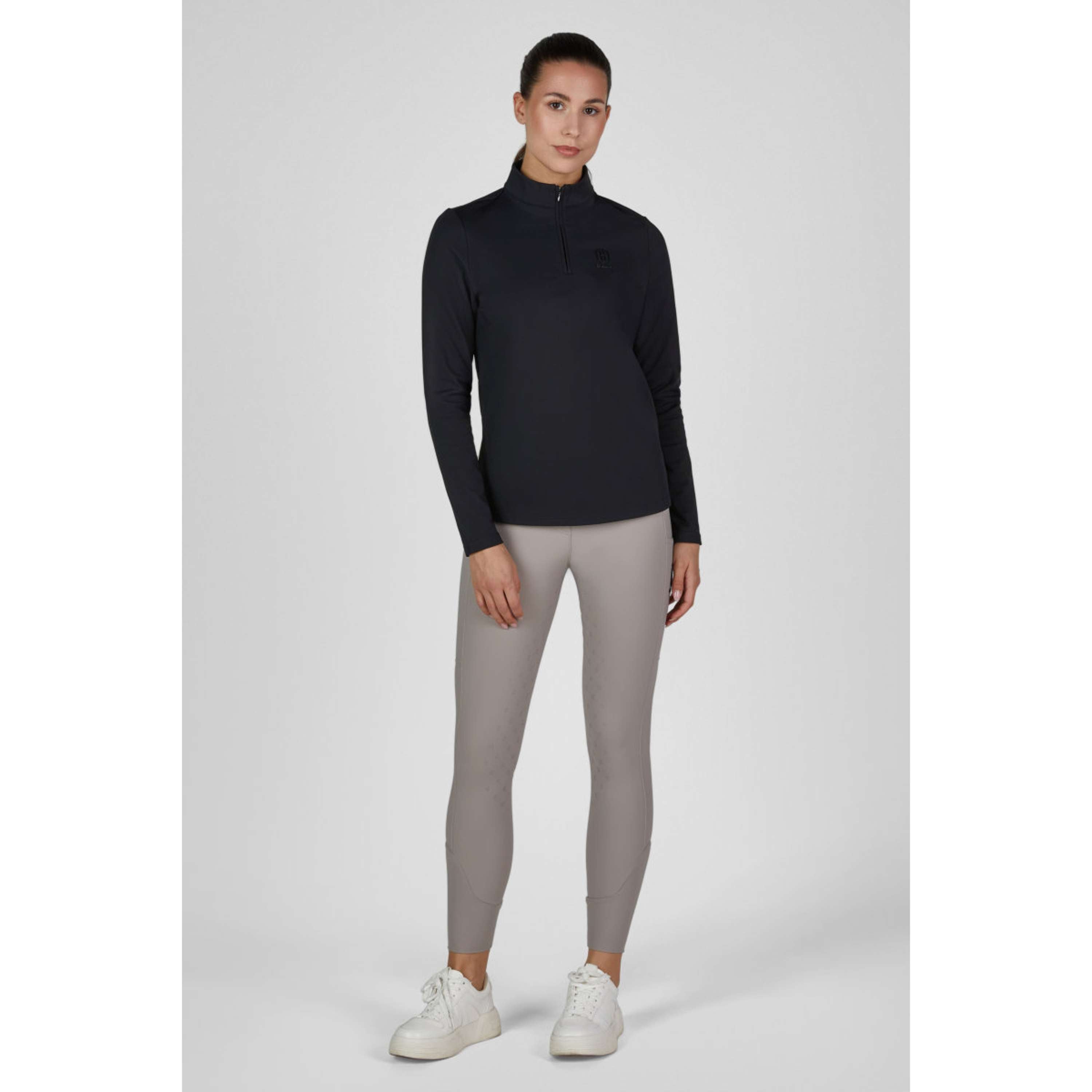 Eskadron Shirt Heritage Half-Zip Noir