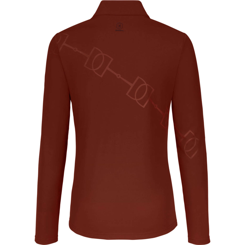 Eskadron Shirt Heritage Half-Zip Merlot