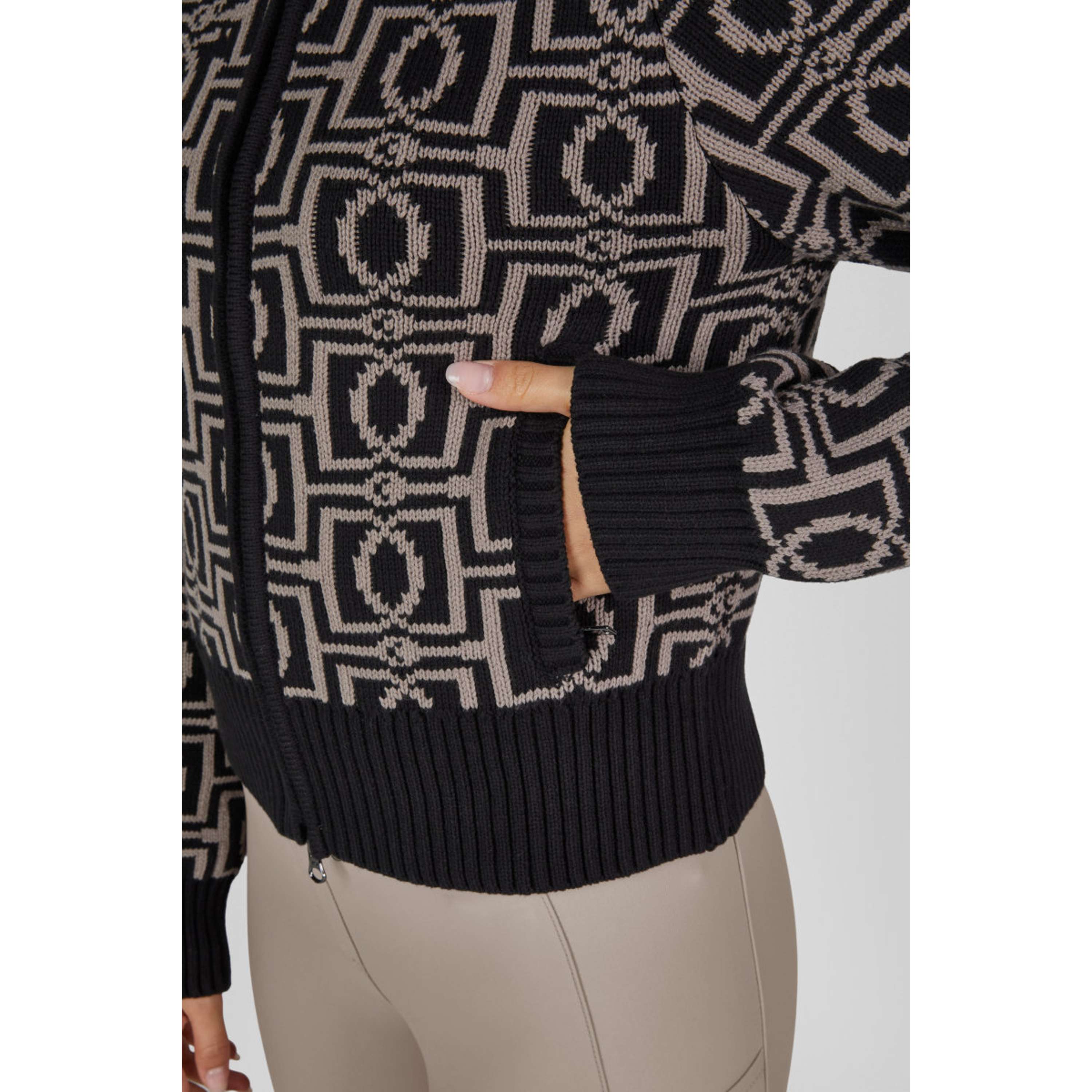 Eskadron Veste Heritage Knit-Zip Noir