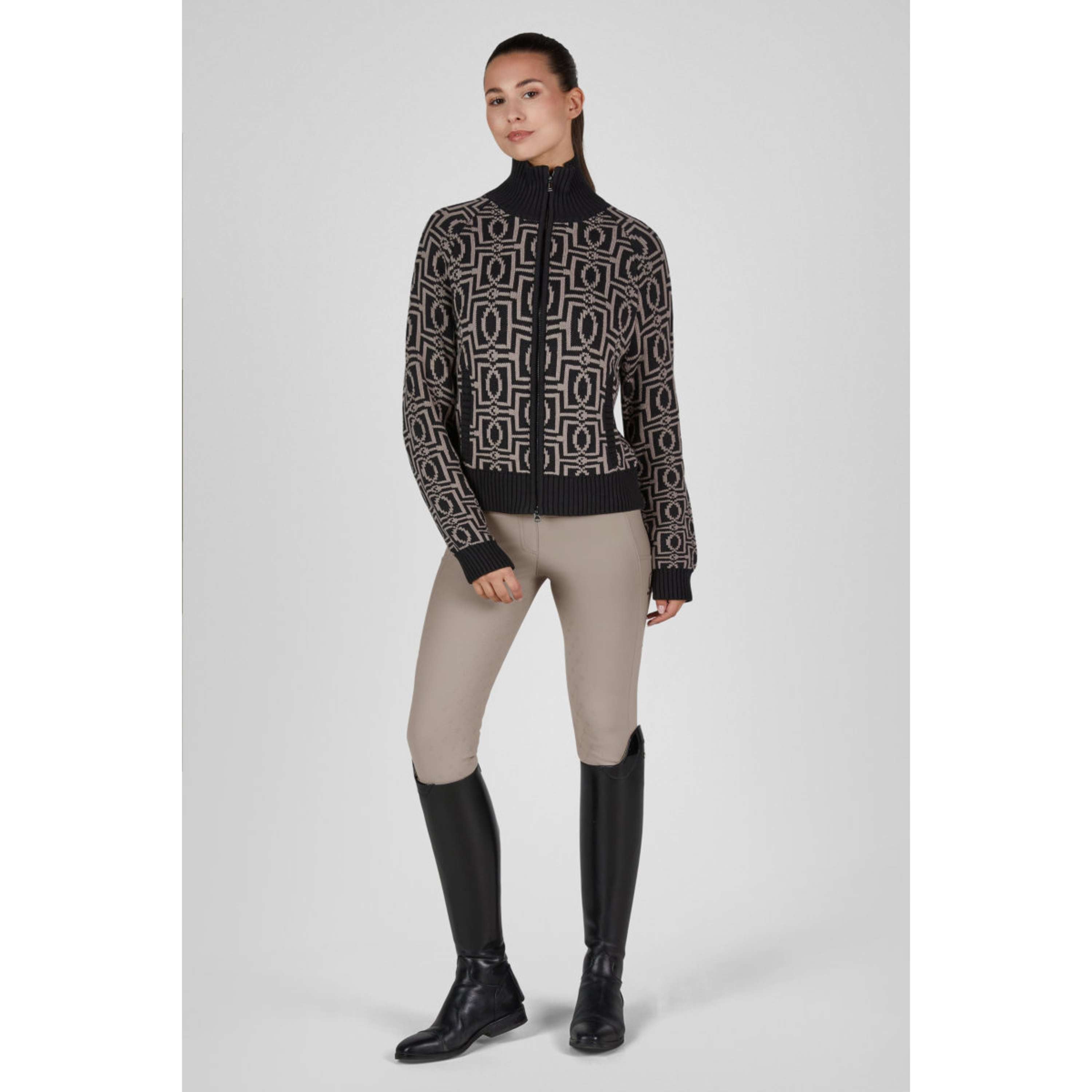 Eskadron Veste Heritage Knit-Zip Noir