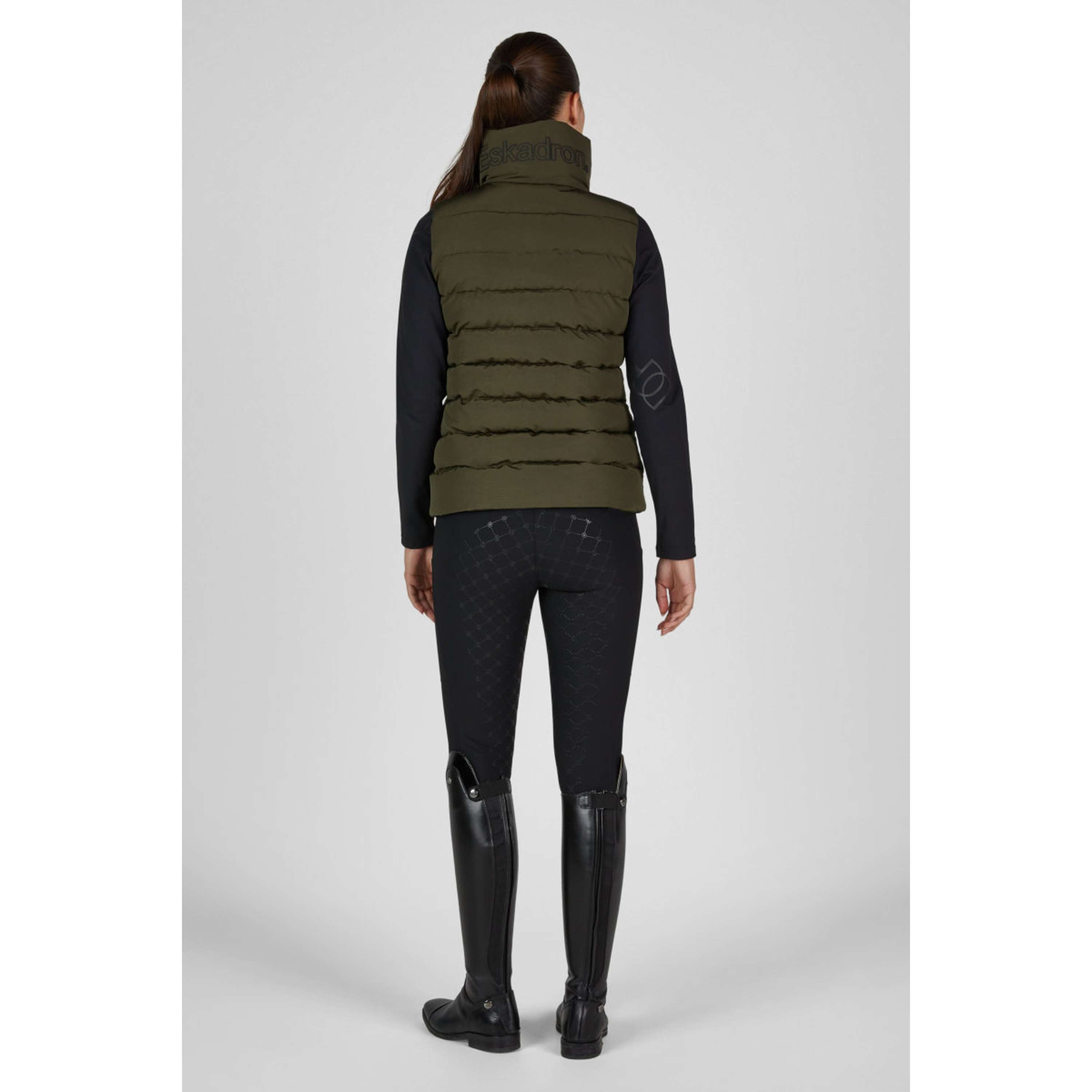 Eskadron Bodychauffant Heritage Quilt Waistcoat Deep Moss