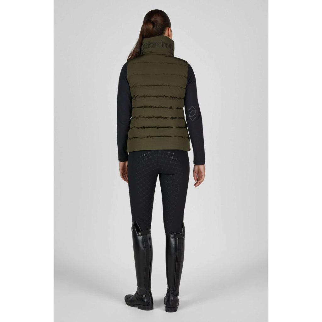 Eskadron Bodychauffant Heritage Quilt Waistcoat Deep Moss