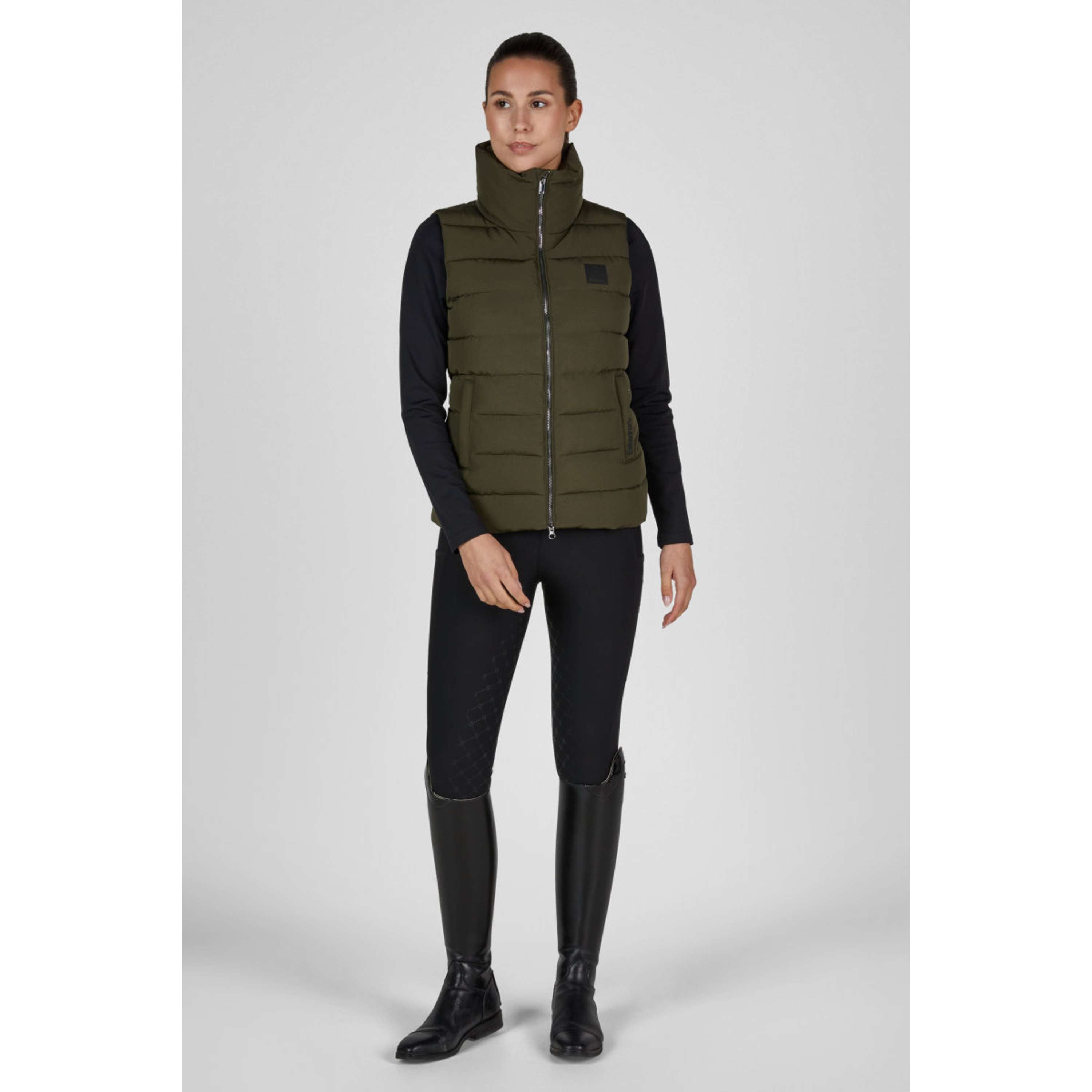 Eskadron Bodychauffant Heritage Quilt Waistcoat Deep Moss