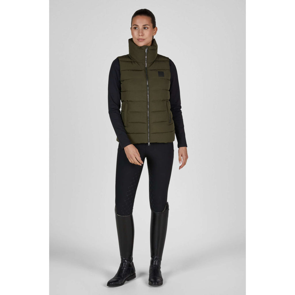 Eskadron Bodychauffant Heritage Quilt Waistcoat Deep Moss