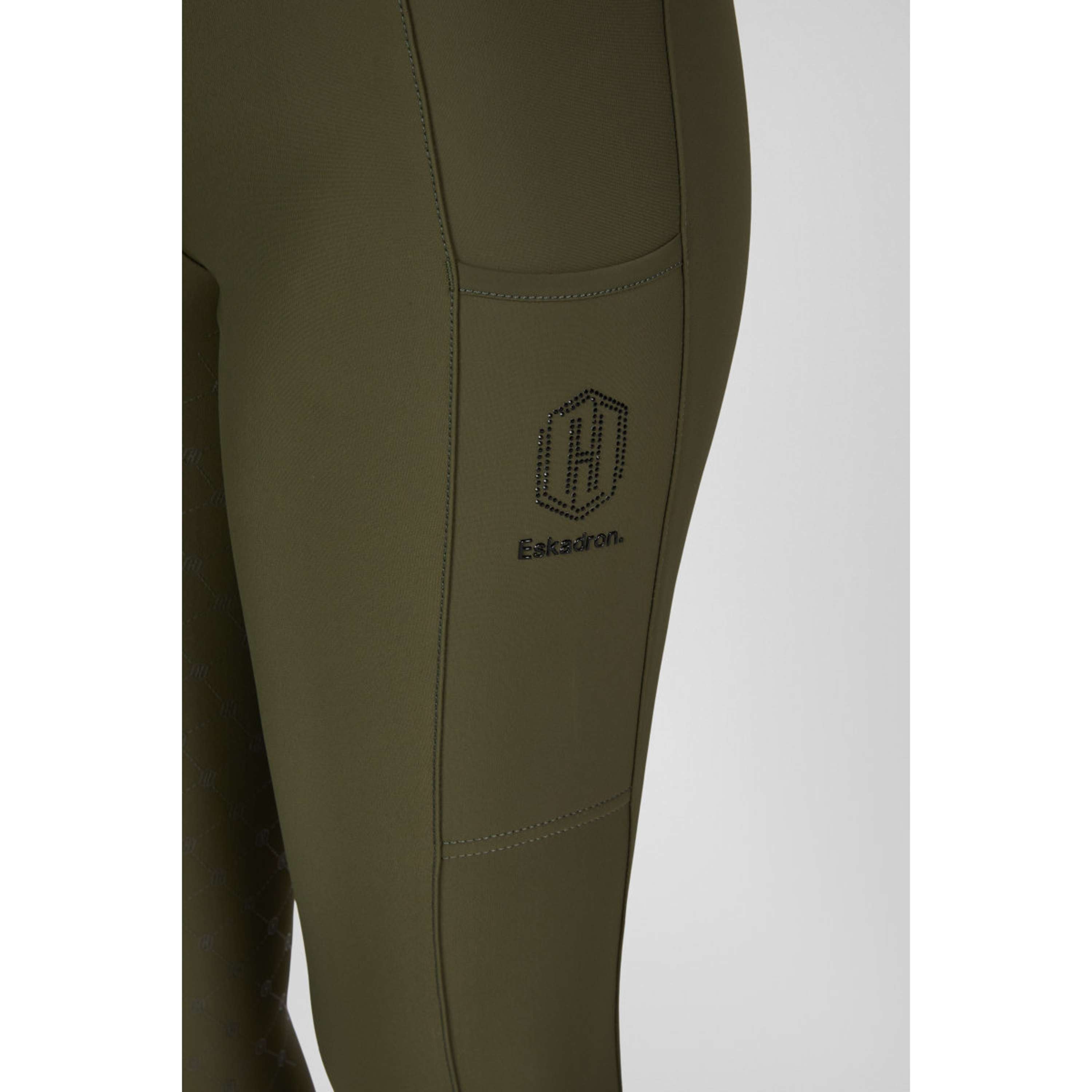 Eskadron Legging d'Équitation Heritage Pro Full Grip Deep Moss