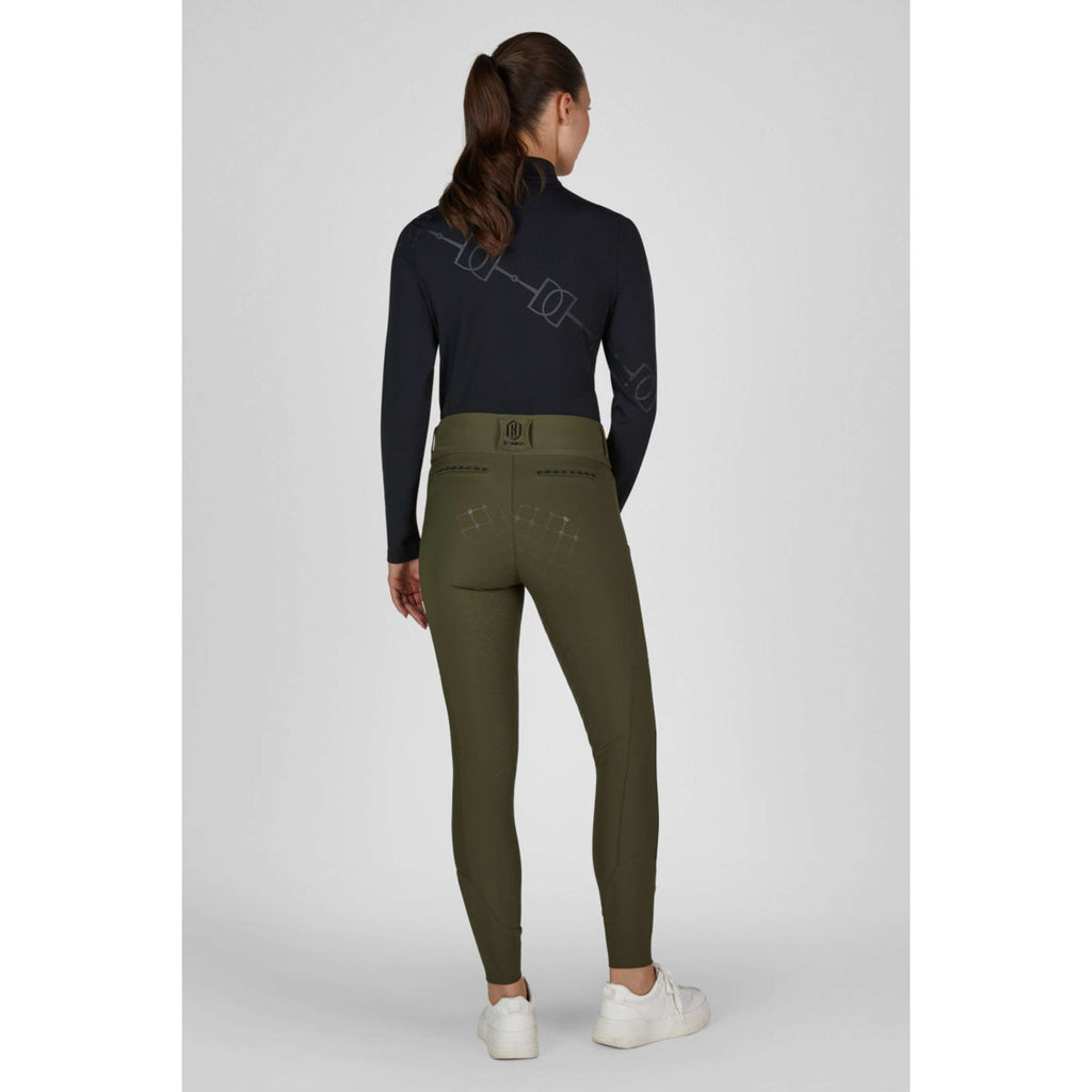 Eskadron Legging d'Équitation Heritage Pro Full Grip Deep Moss