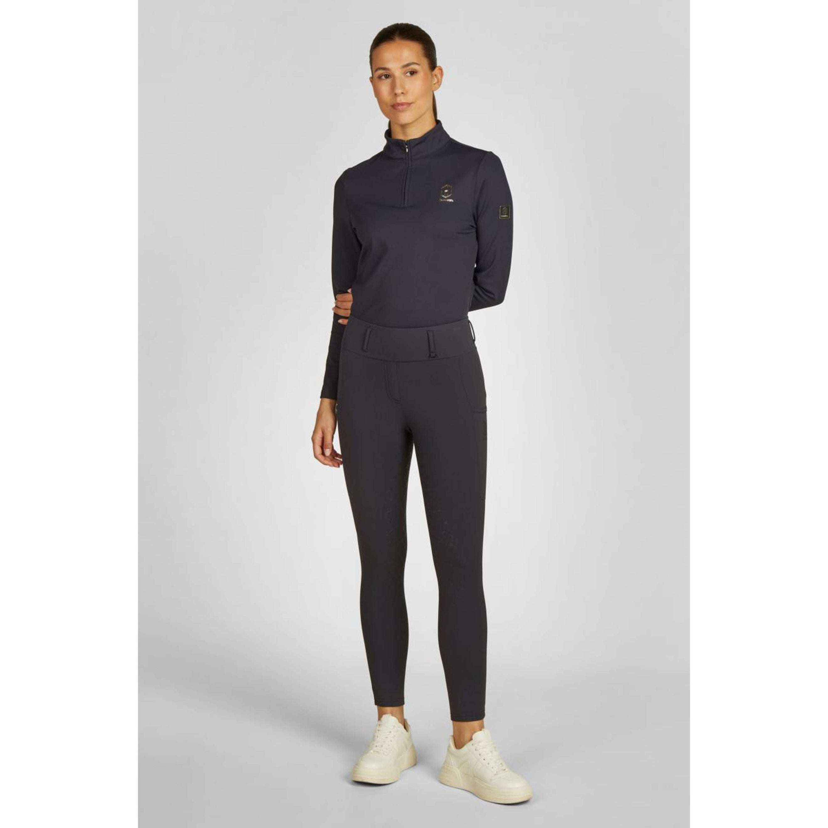 Eskadron Legging d'Équitation Heritage Cosy Full Grip Marin