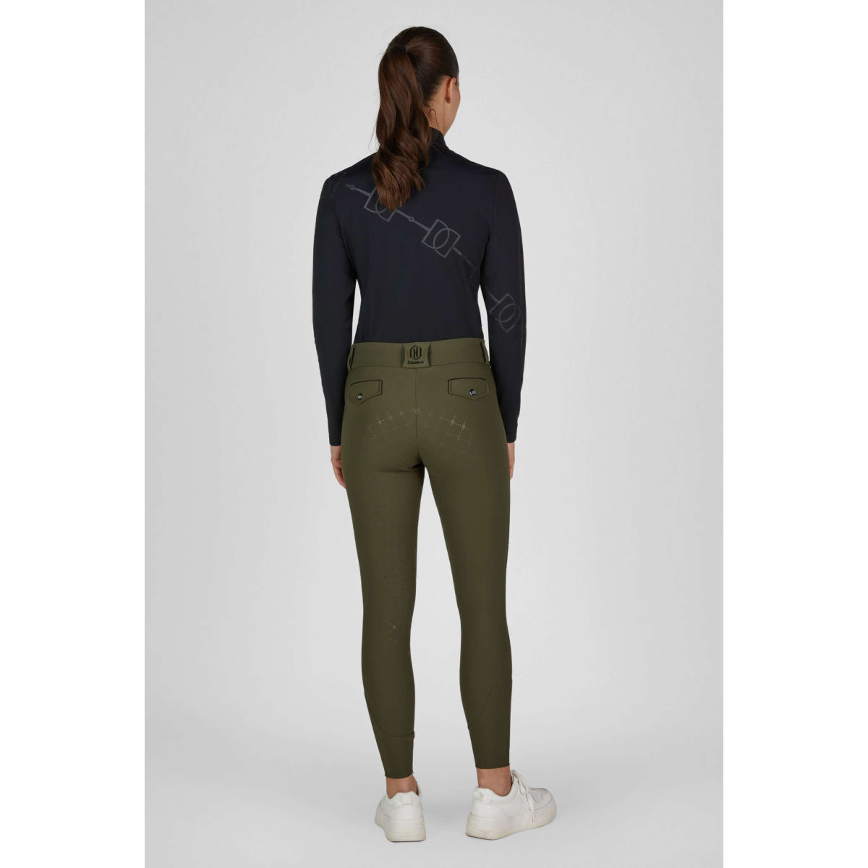 Eskadron Pantalon d'Équitation Heritage Full Grip Deep Moss