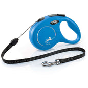 Flexi Laisse pour Chien New Classic Corde S Bleu